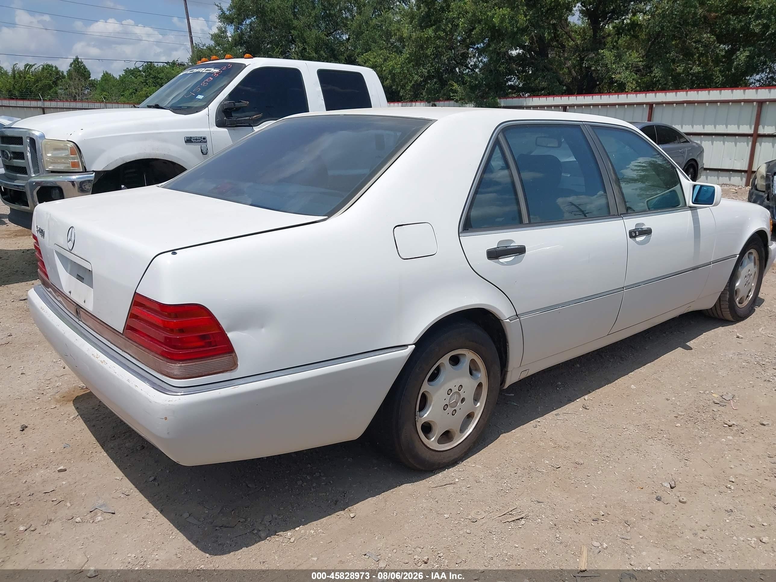 1994 Mercedes-benz S 420 White vin: WDBGA43E4RA151035