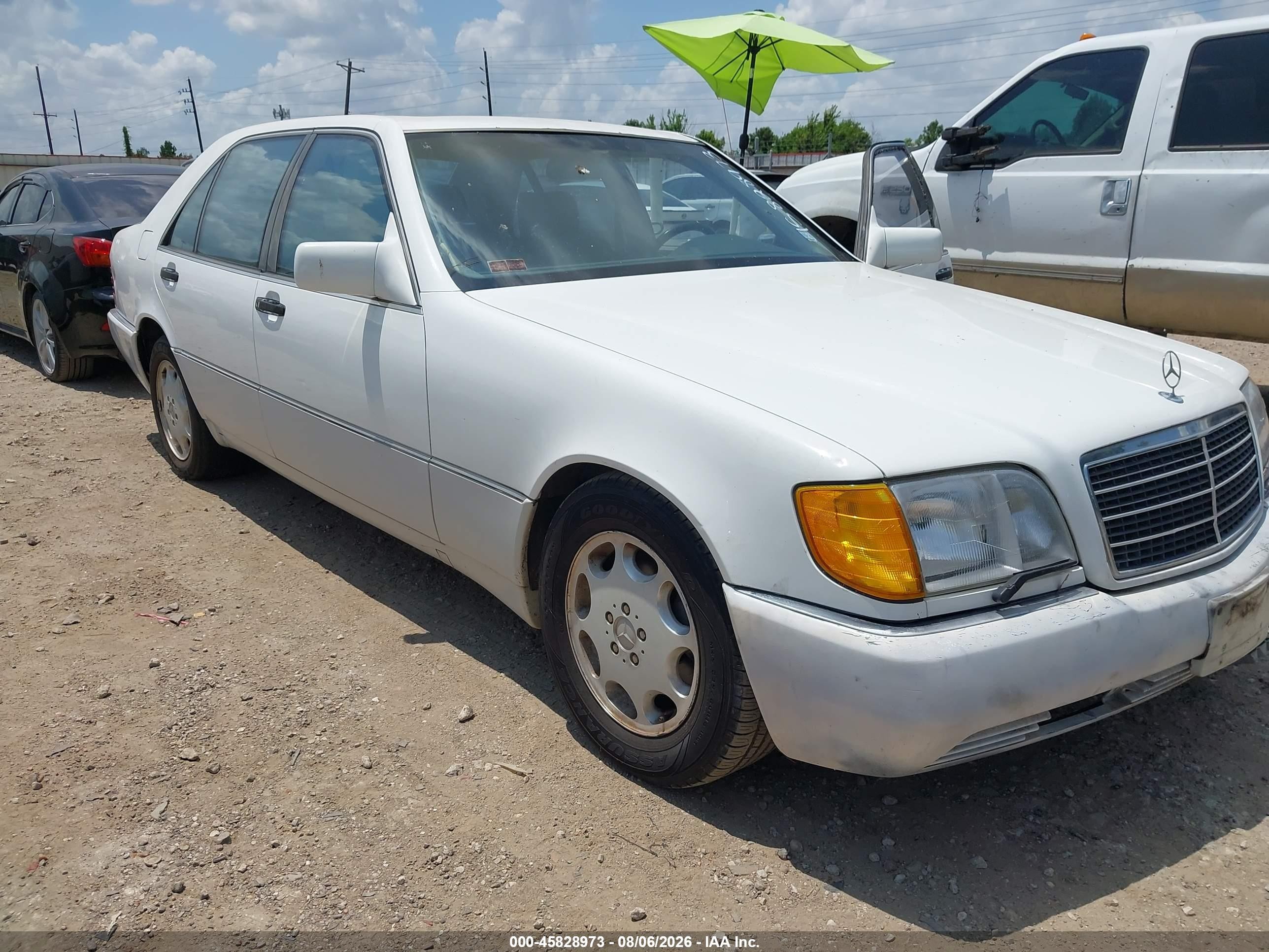 1994 Mercedes-benz S 420 White vin: WDBGA43E4RA151035