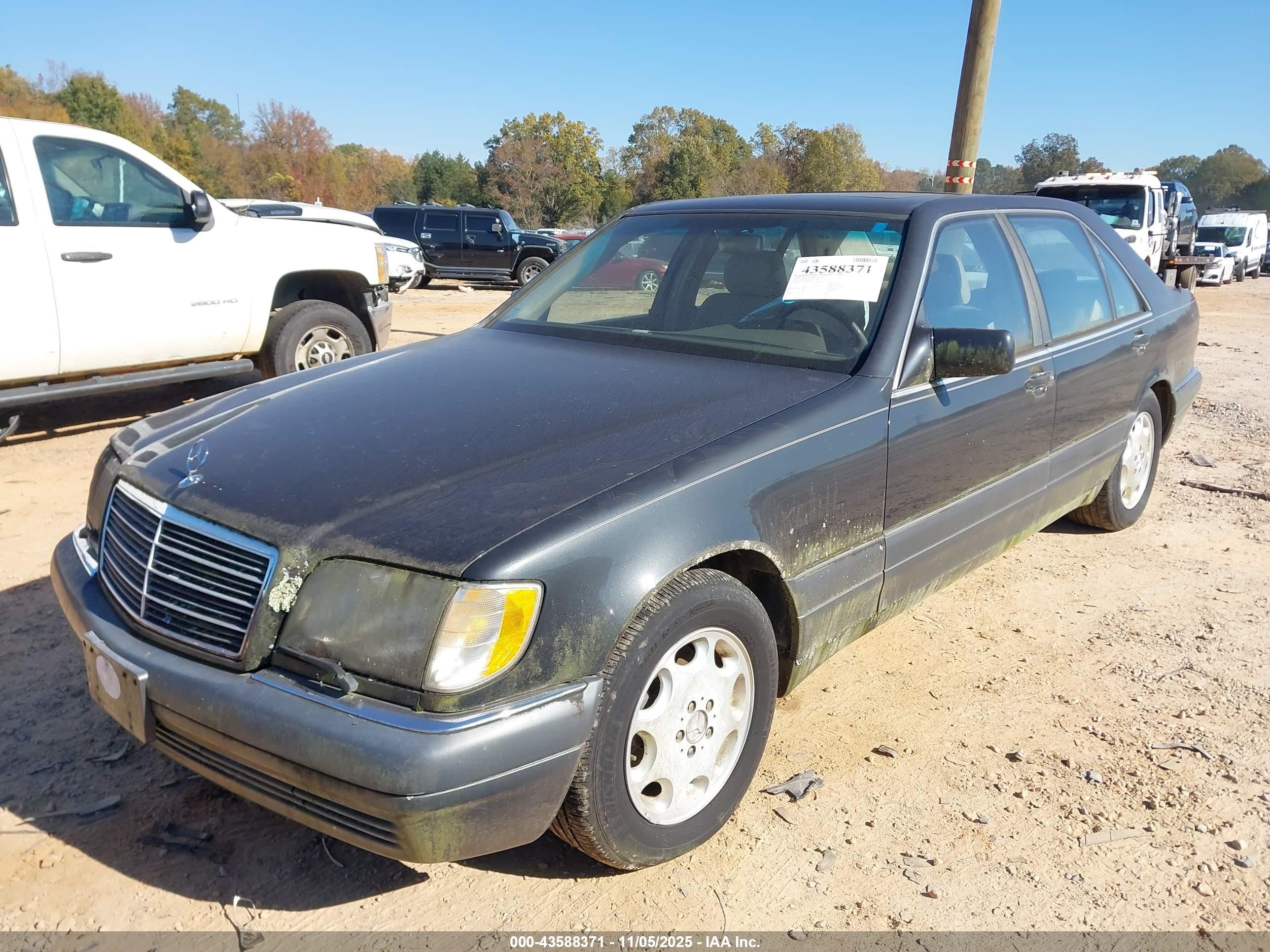 1995 Mercedes-benz S 420 Black vin: WDBGA43E4SA236544