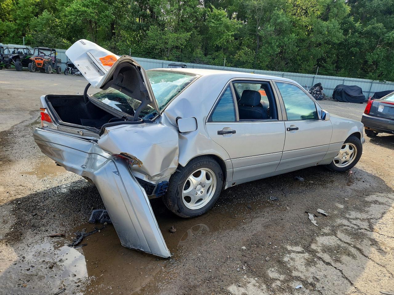 1995 Mercedes-benz S 420 Silver vin: WDBGA43E4SA273240