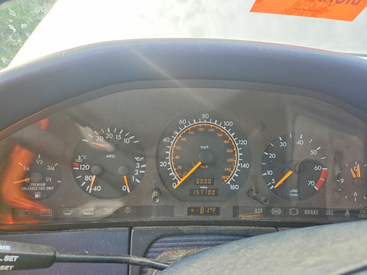 1995 Mercedes-benz S 420 Silver vin: WDBGA43E4SA273240
