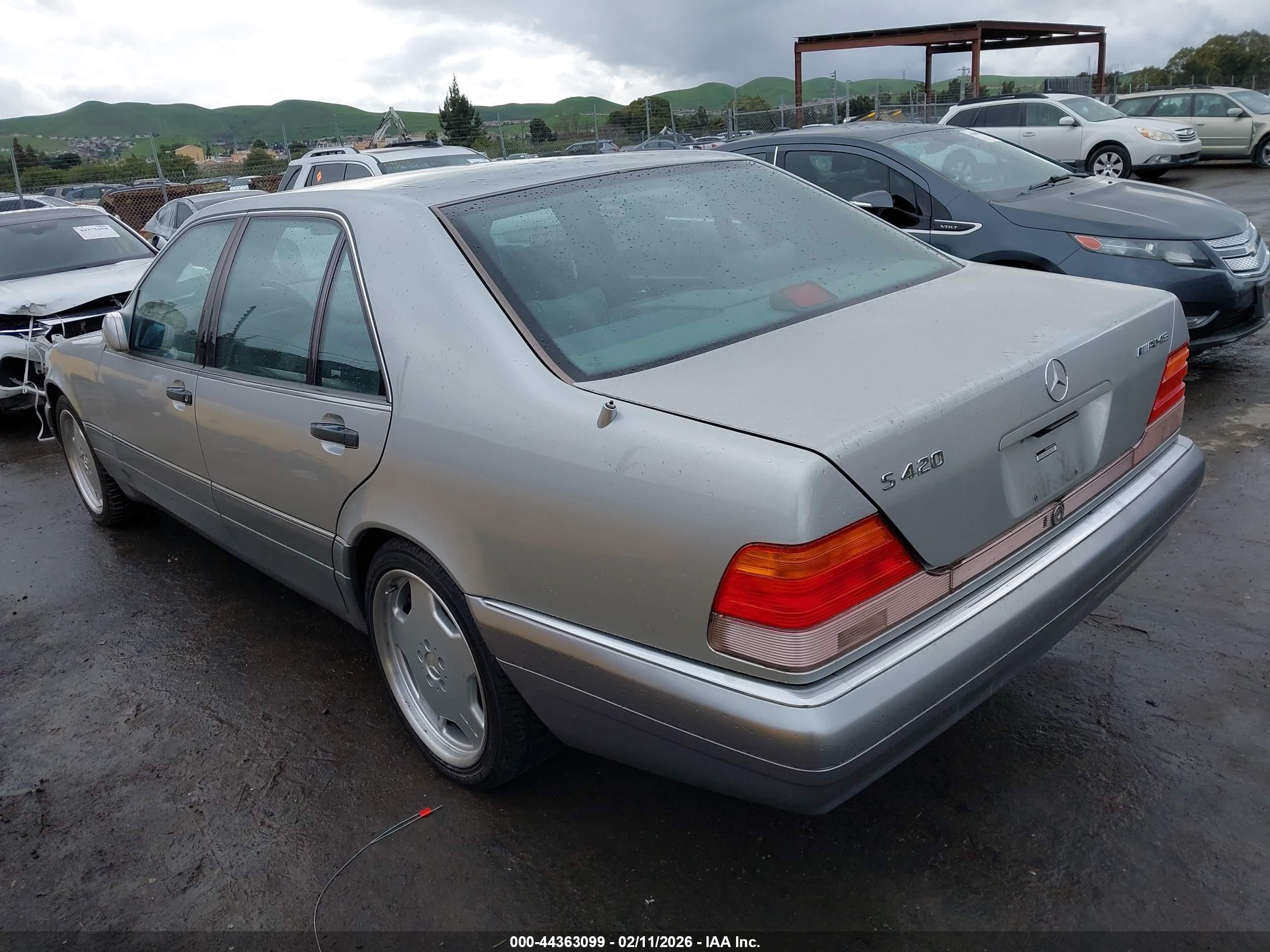 1995 Mercedes-benz S 420 Silver vin: WDBGA43E5SA261324