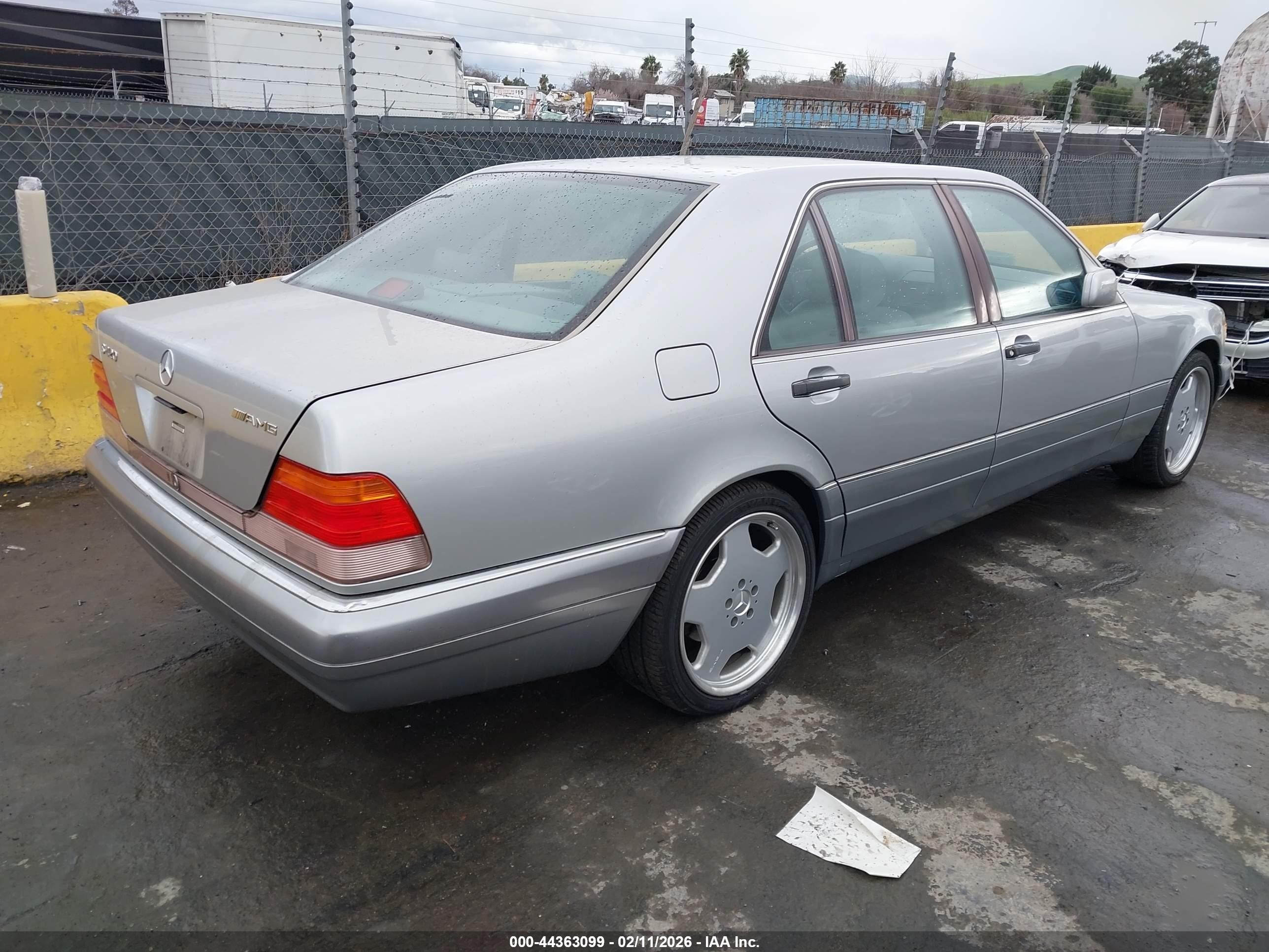 1995 Mercedes-benz S 420 Silver vin: WDBGA43E5SA261324