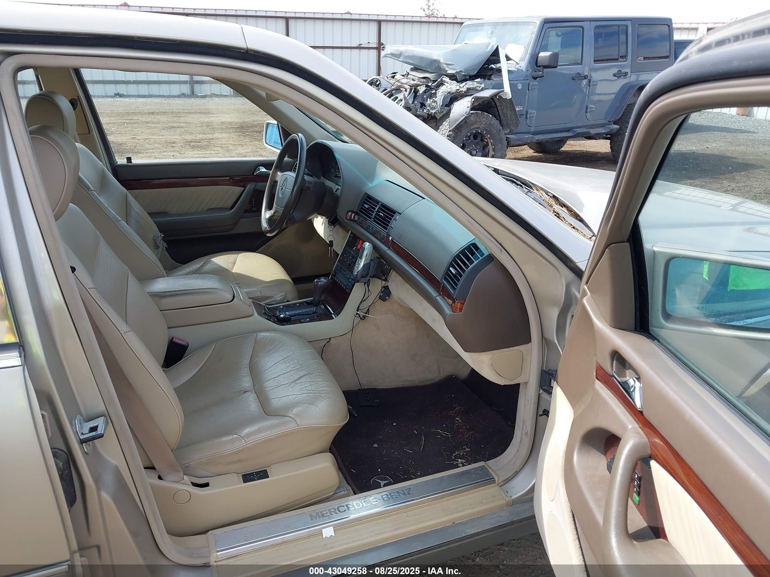 1995 Mercedes-benz S 420 Tan vin: WDBGA43E5SA270122