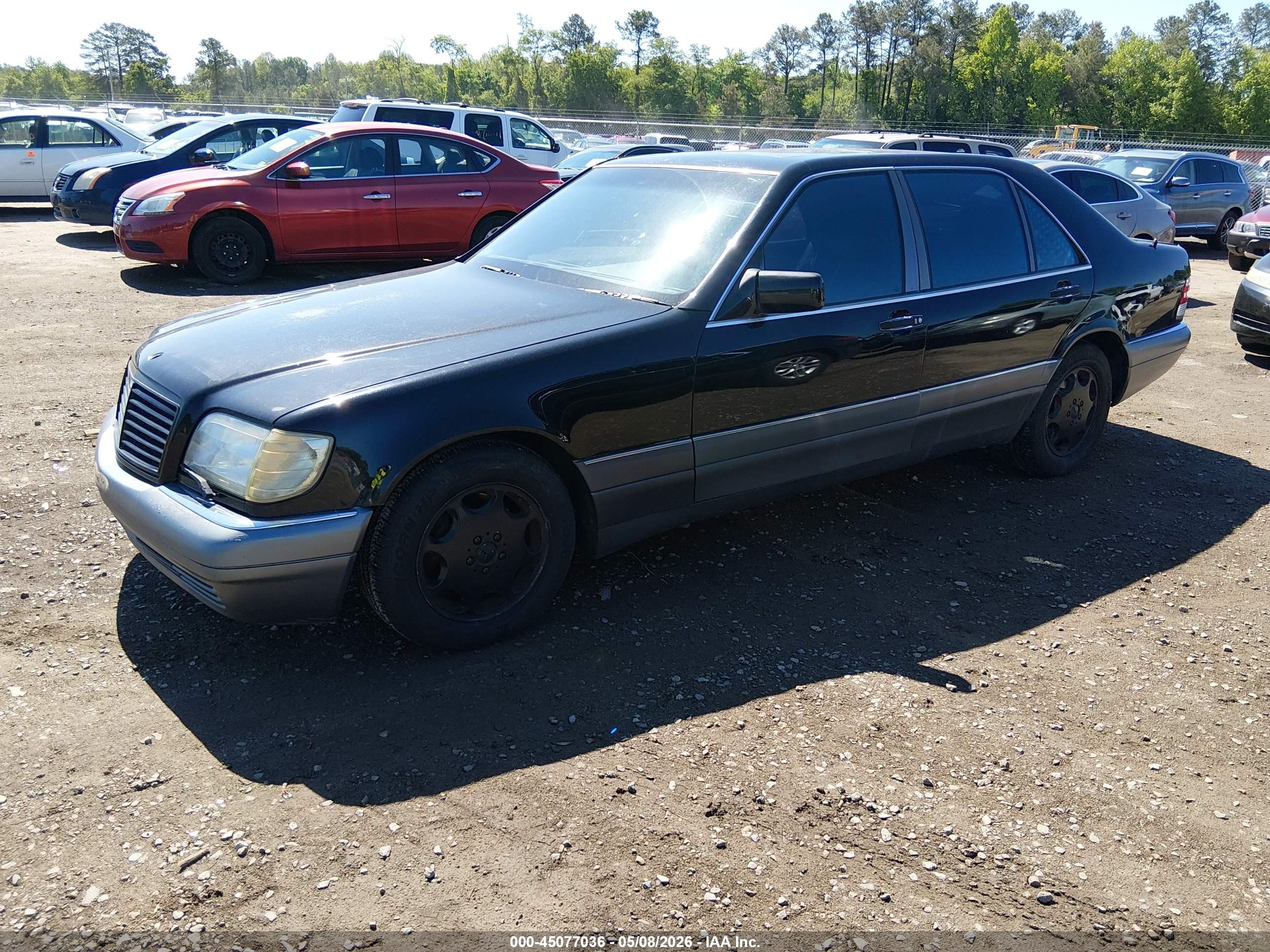 1995 Mercedes-benz S 420 Black vin: WDBGA43E6SA214691