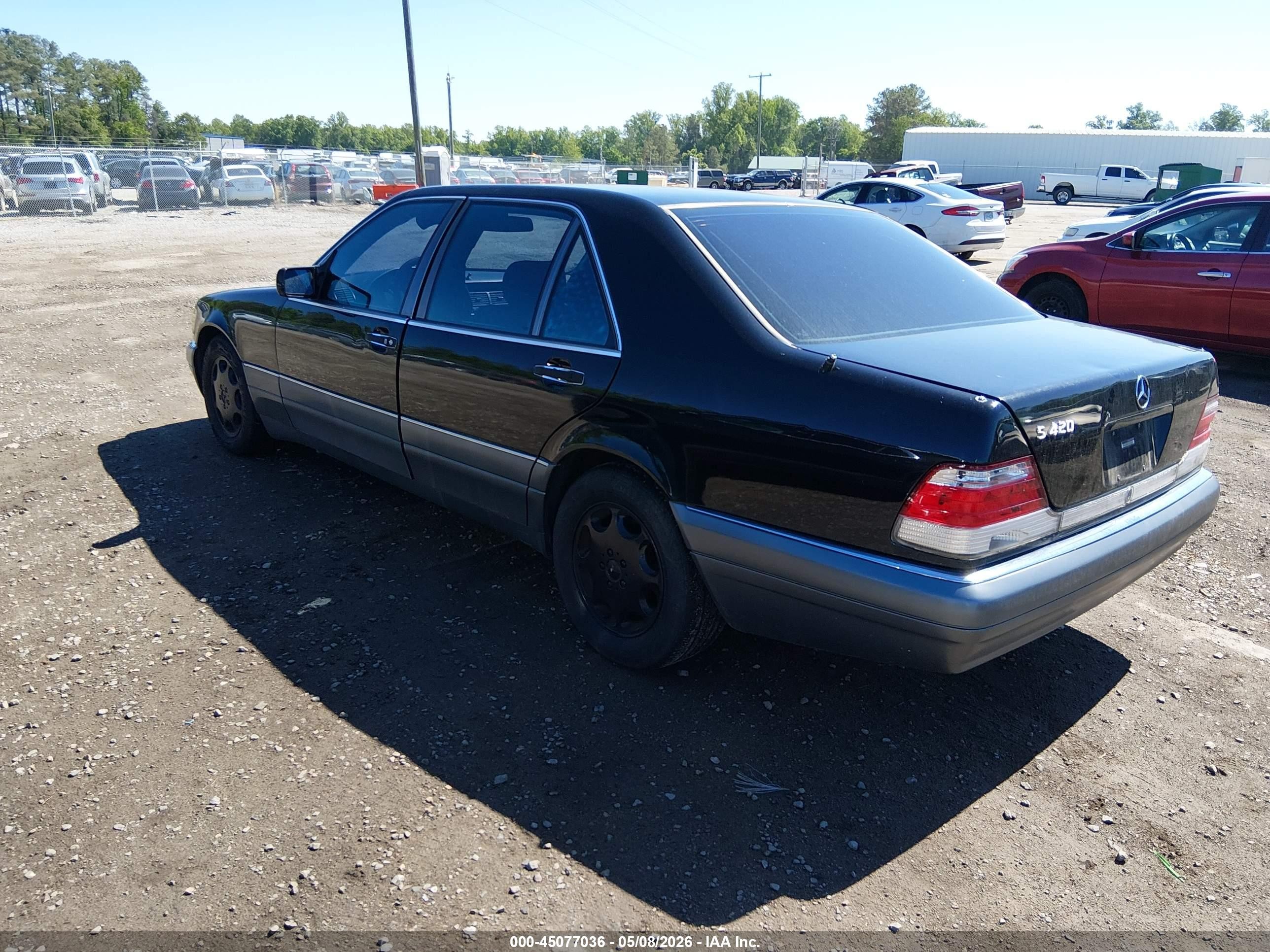 1995 Mercedes-benz S 420 Black vin: WDBGA43E6SA214691