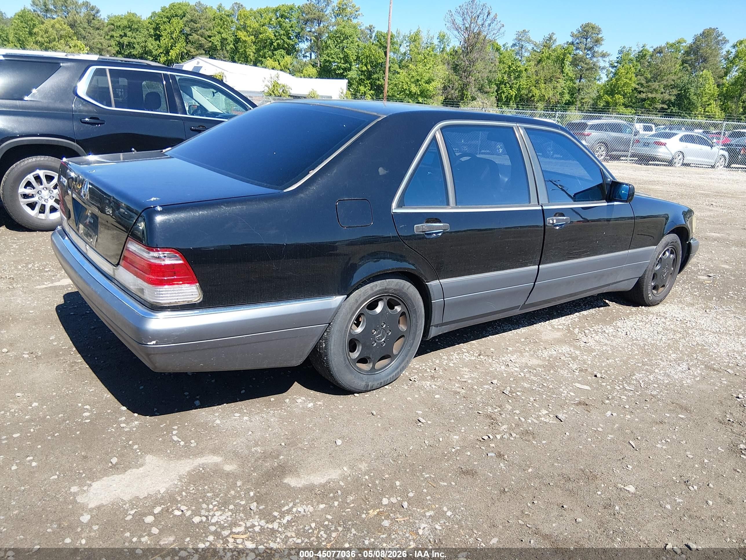 1995 Mercedes-benz S 420 Black vin: WDBGA43E6SA214691