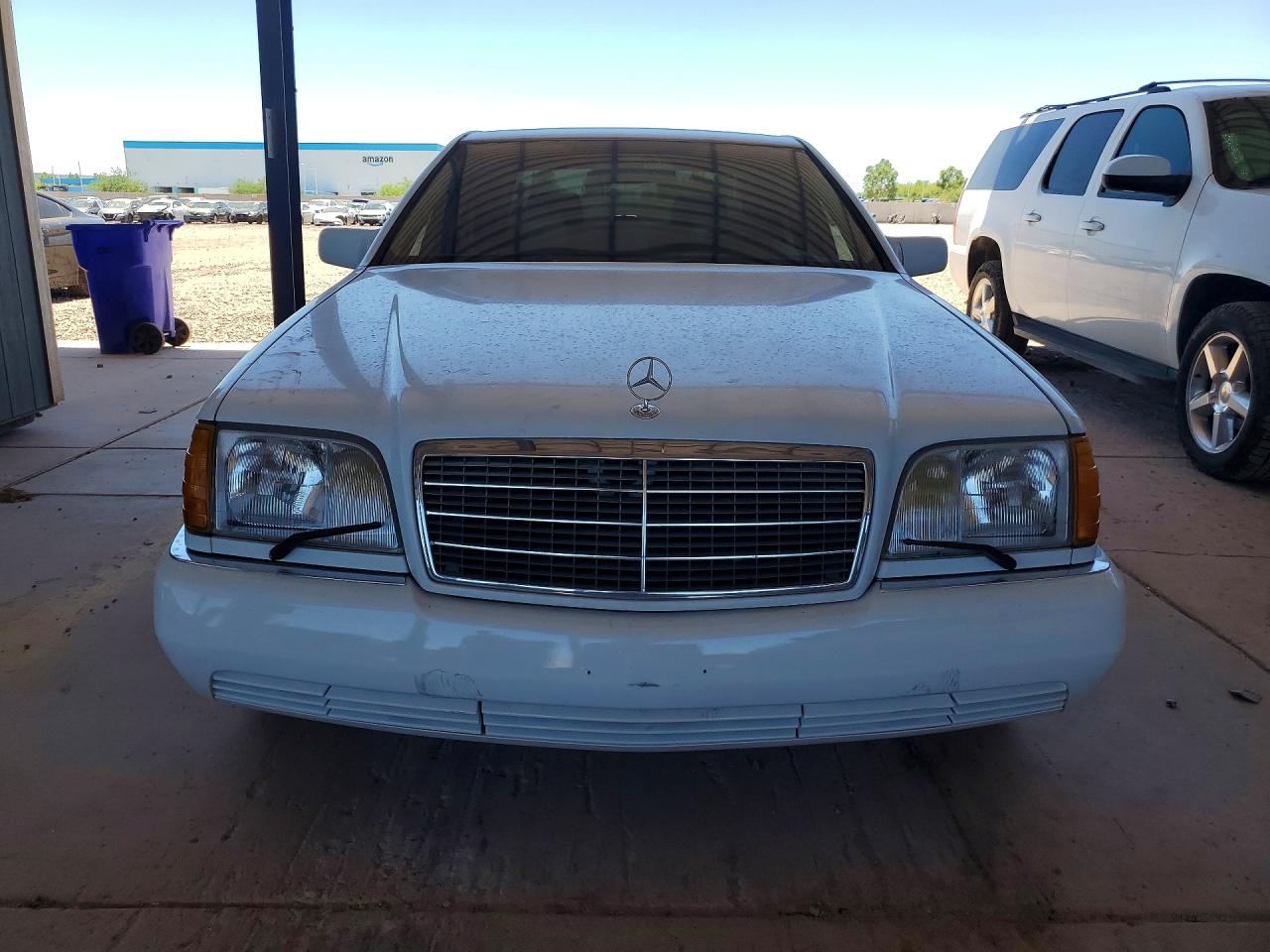 1993 Mercedes-benz 400 Sel White vin: WDBGA43E7PA098781