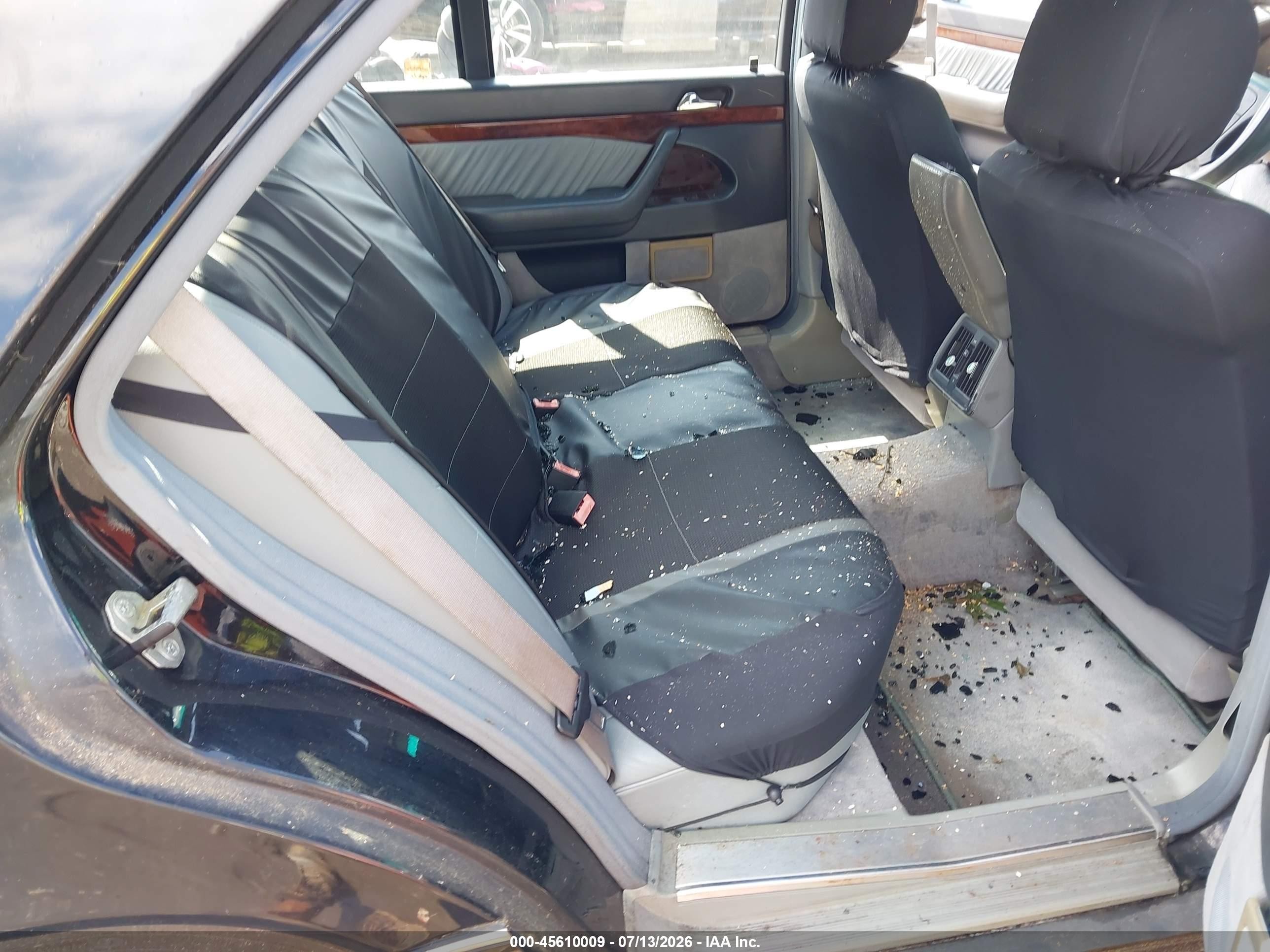 1996 Mercedes-benz S 420 Black vin: WDBGA43E7TA314672