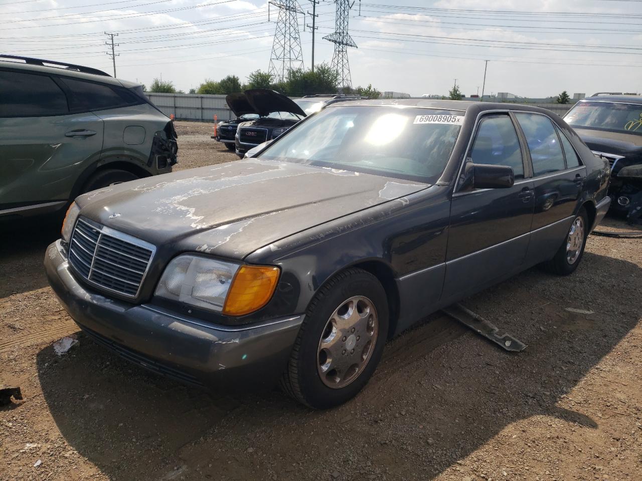 1994 Mercedes-benz S 420 Серый vin: WDBGA43E8RA151331