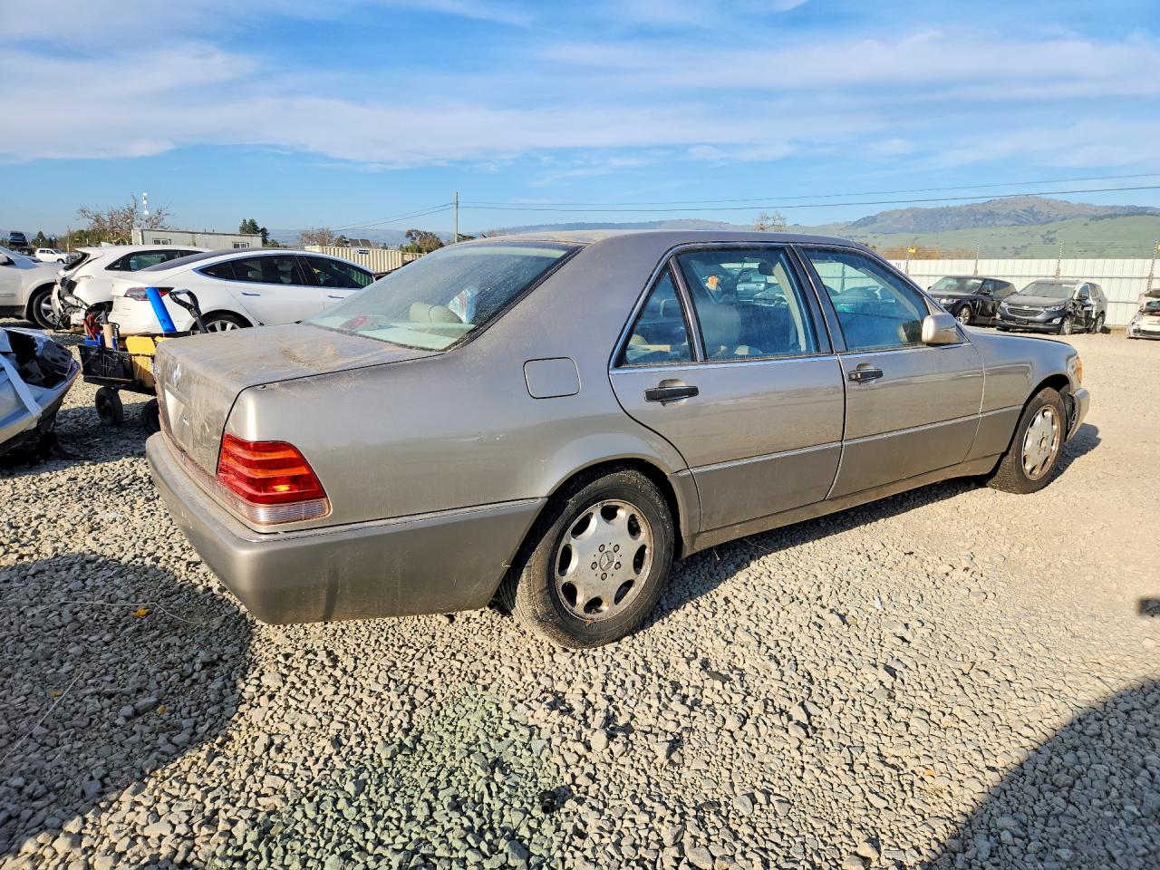 1994 Mercedes-benz S 420 Tan vin: WDBGA43E8RA155394