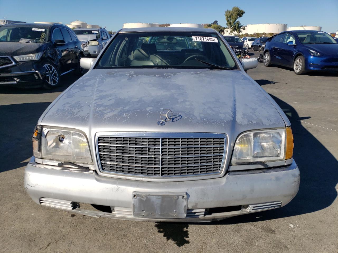 1994 Mercedes-benz S 420 Silver vin: WDBGA43E8RA165732