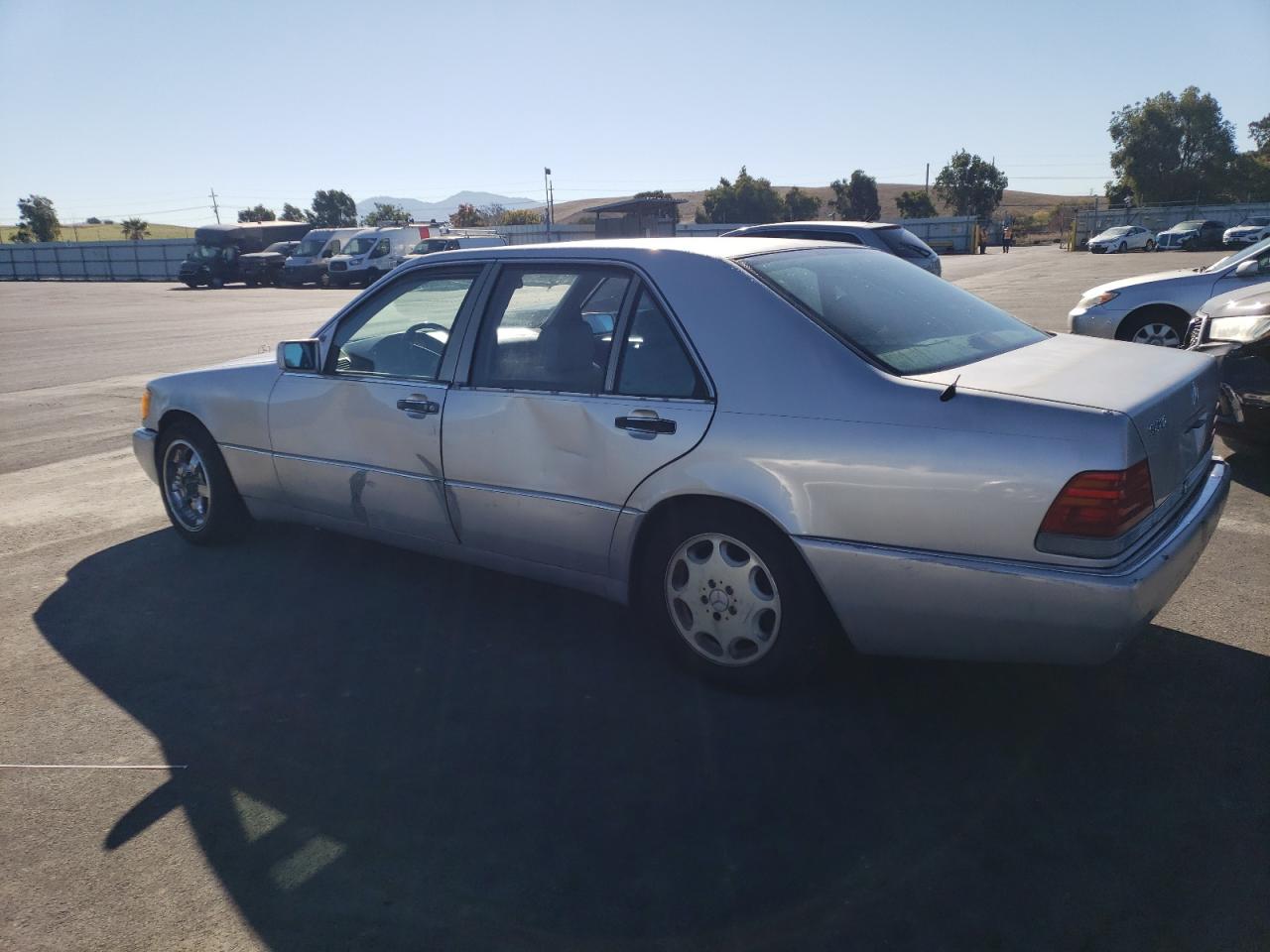 1994 Mercedes-benz S 420 Silver vin: WDBGA43E8RA165732