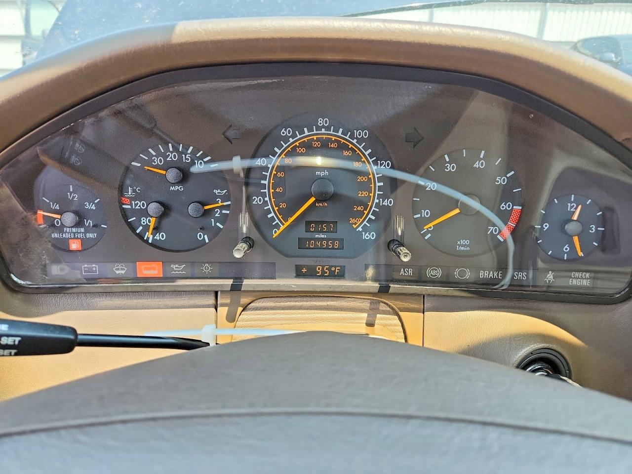 1995 Mercedes-benz S 420 Black vin: WDBGA43E8SA277159
