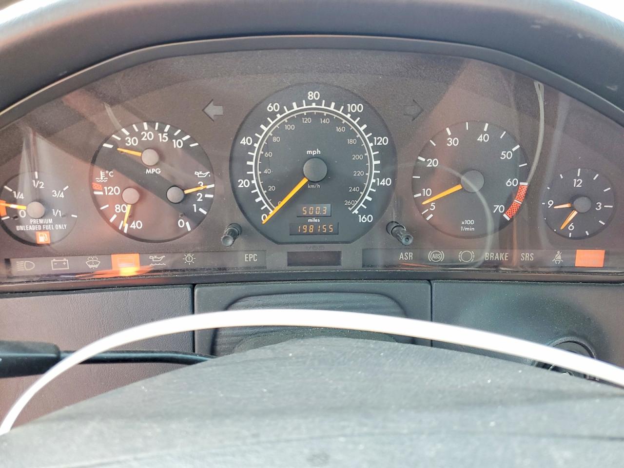 1996 Mercedes-benz S 420 White vin: WDBGA43E8TA299826