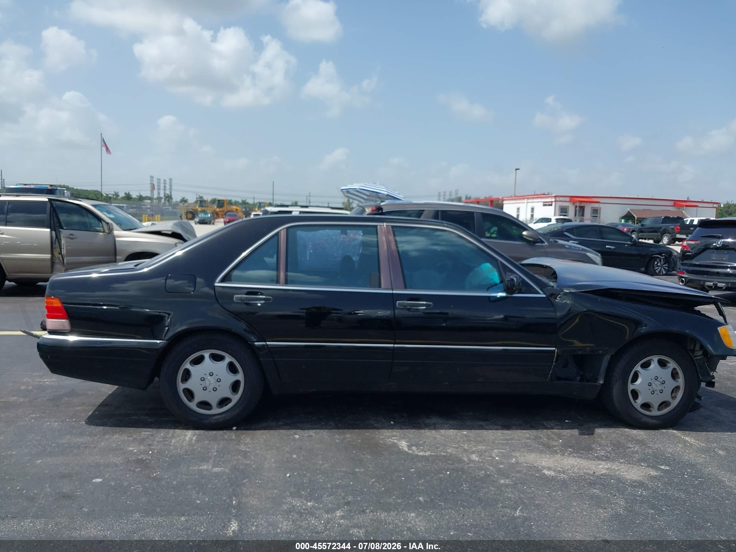 1996 Mercedes-benz S 420 Black vin: WDBGA43E9TA288947