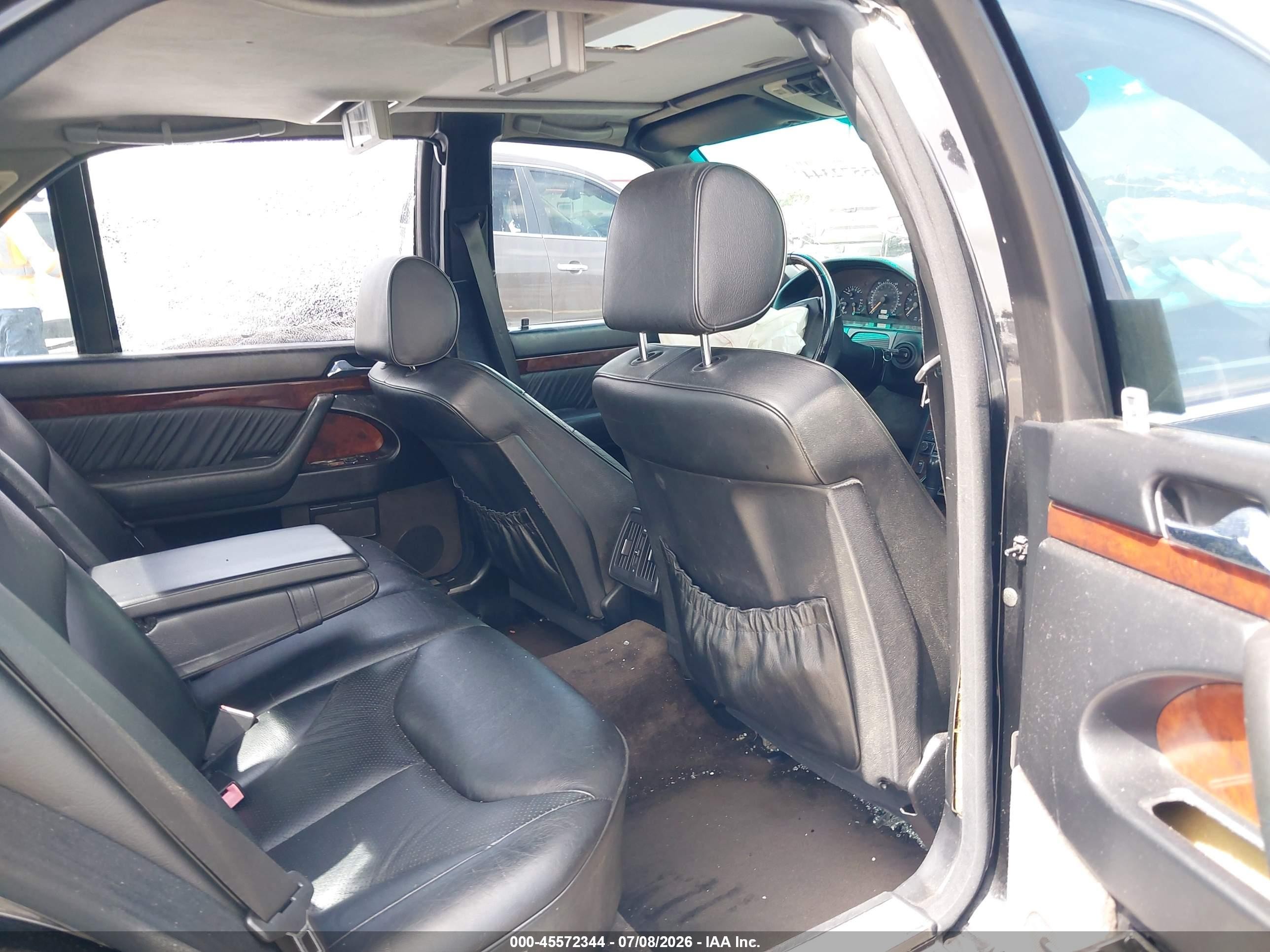 1996 Mercedes-benz S 420 Black vin: WDBGA43E9TA288947
