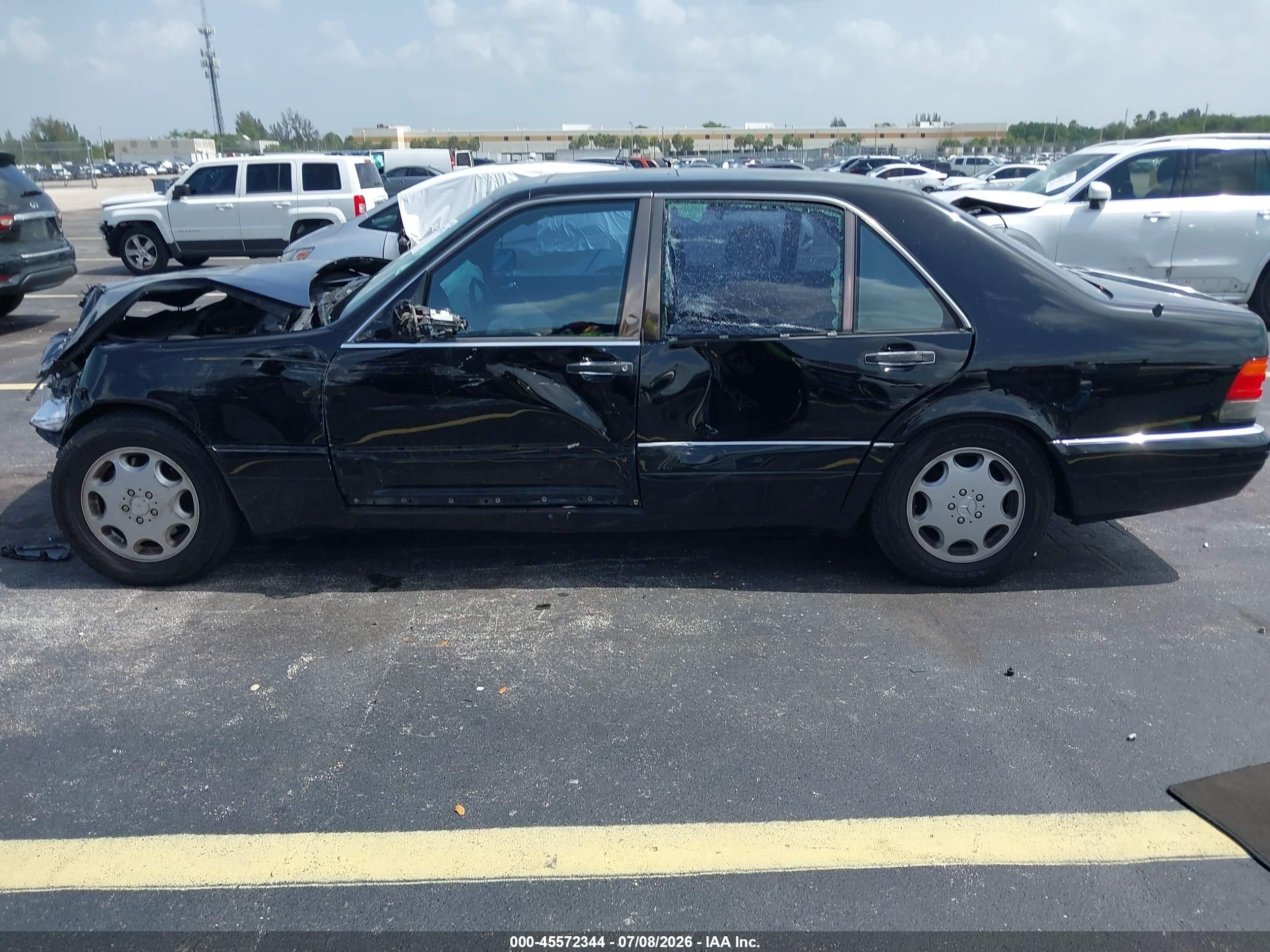 1996 Mercedes-benz S 420 Black vin: WDBGA43E9TA288947