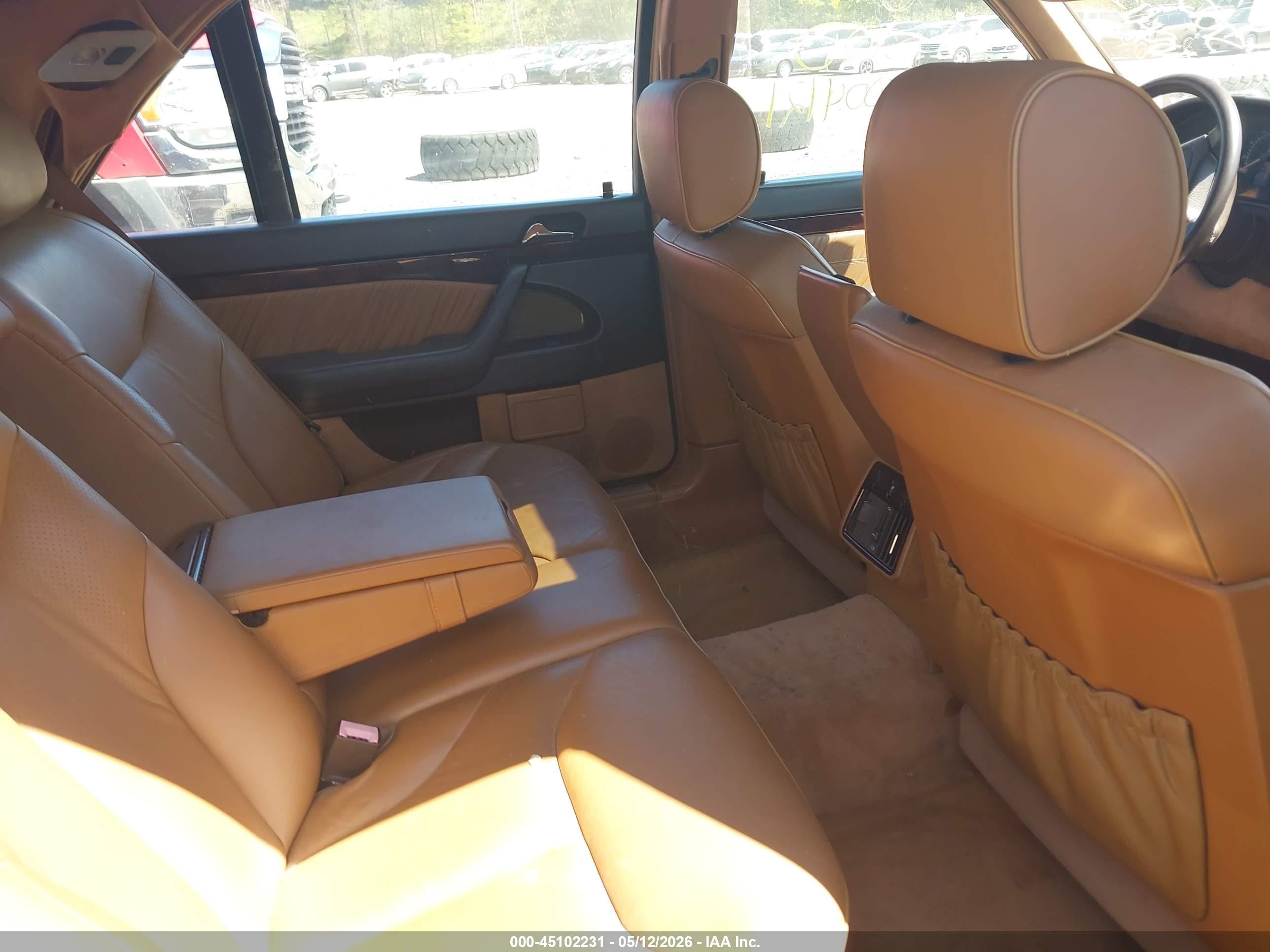 1997 Mercedes-benz S 420   Maroon vin: WDBGA43G0VA362132
