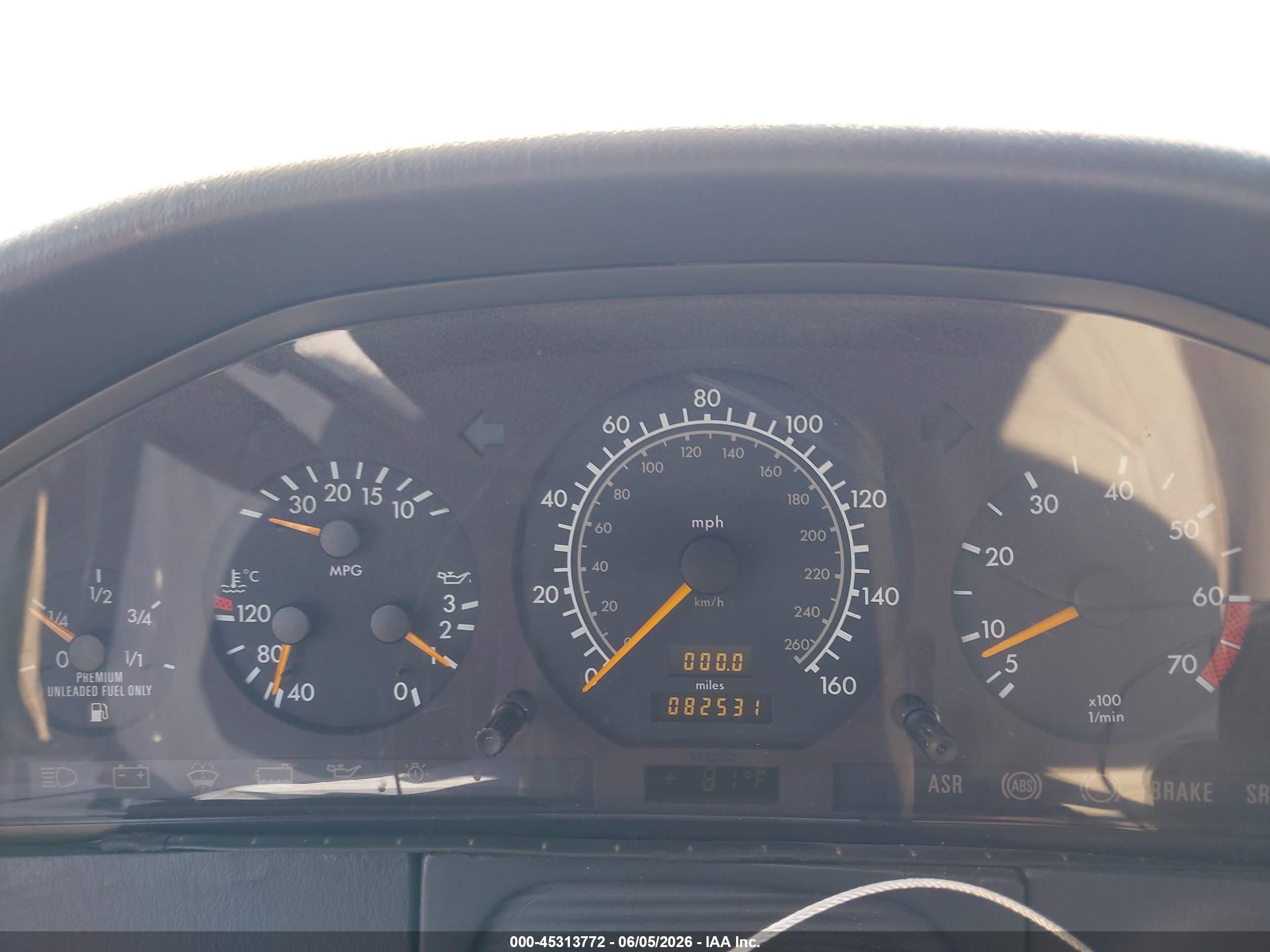 1997 Mercedes-benz S 420   Черный vin: WDBGA43G0VA371588