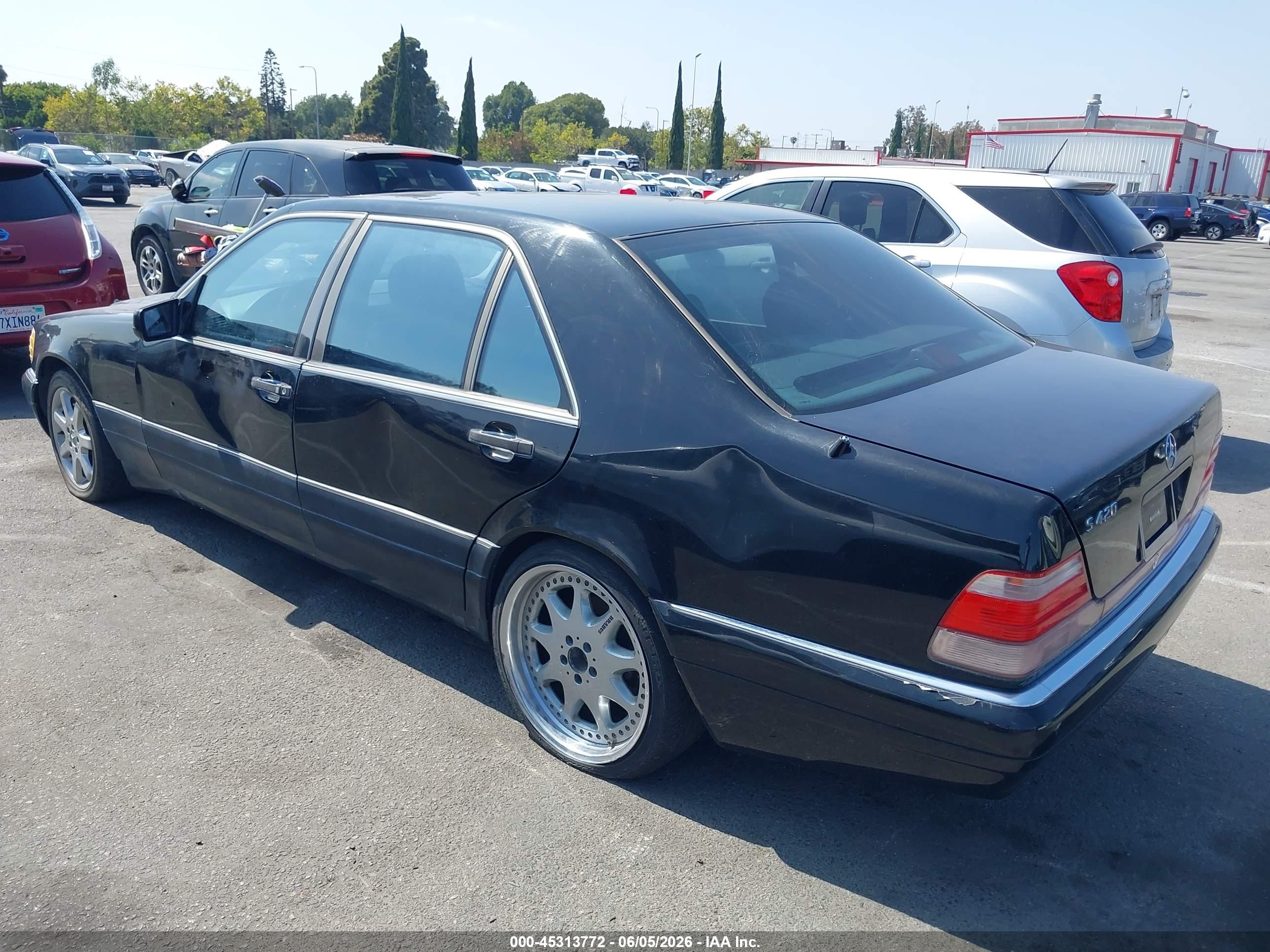 1997 Mercedes-benz S 420   Черный vin: WDBGA43G0VA371588