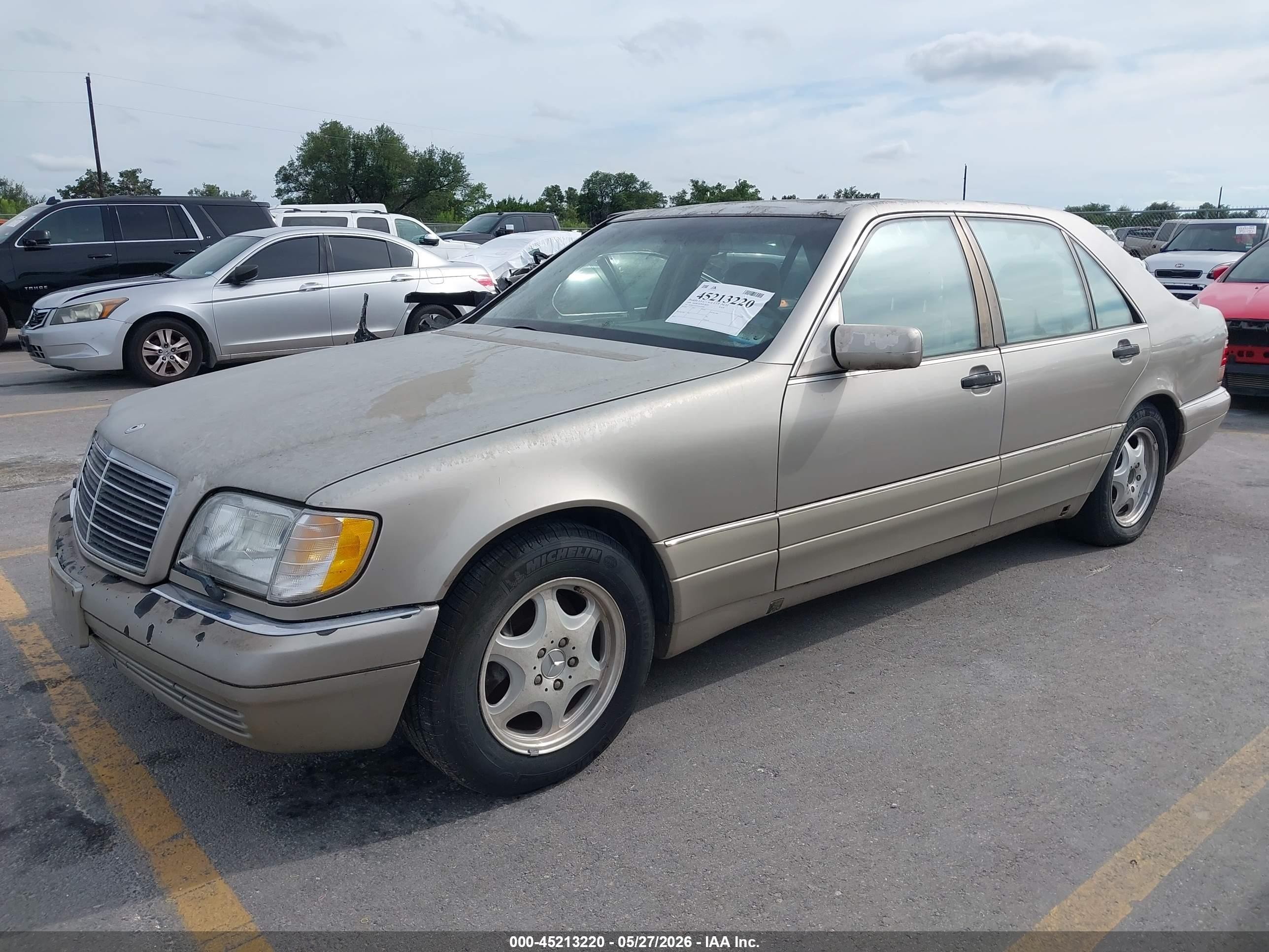 1999 Mercedes-benz S 420   Cream vin: WDBGA43G0XA423868