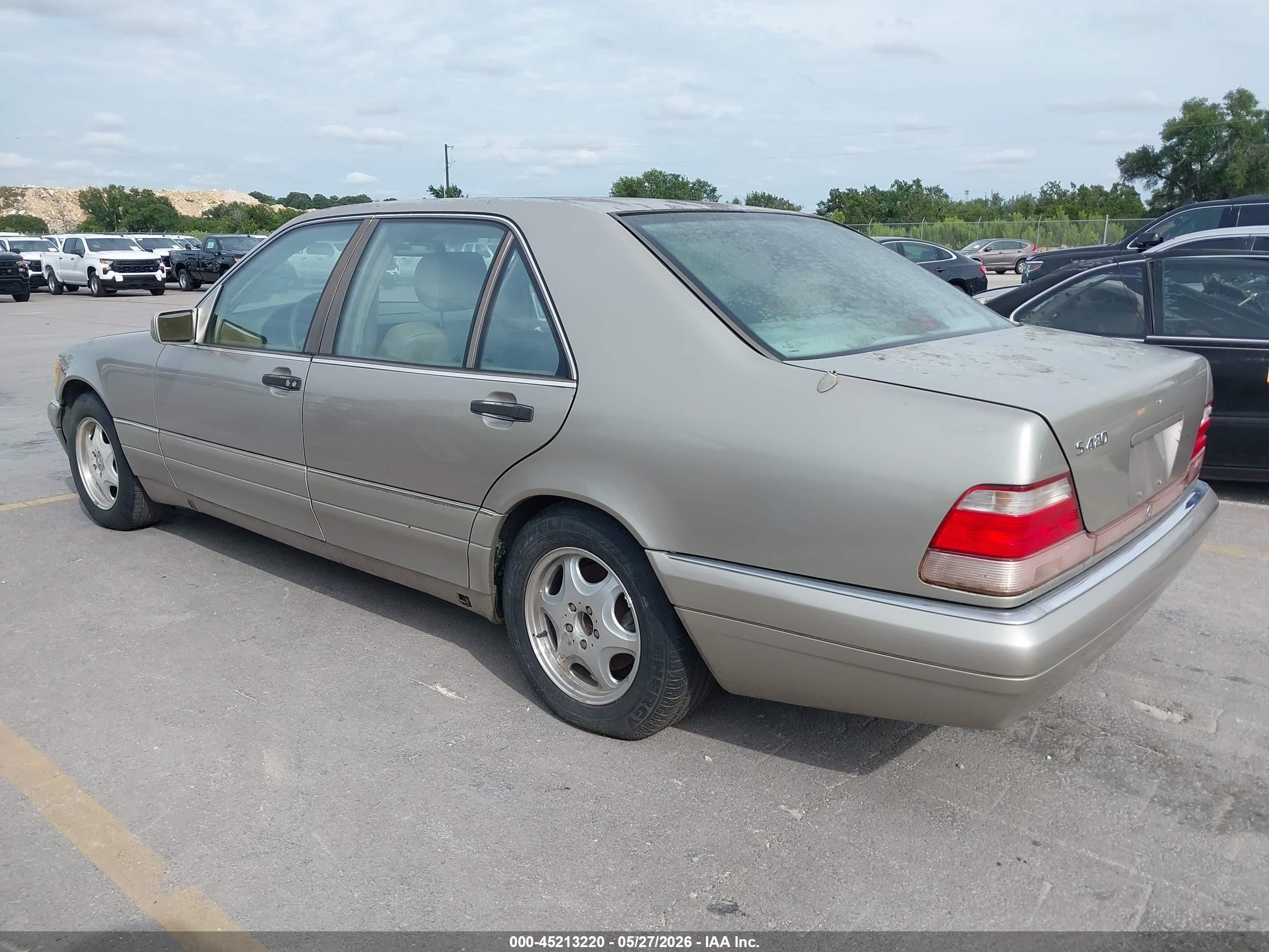 1999 Mercedes-benz S 420   Cream vin: WDBGA43G0XA423868