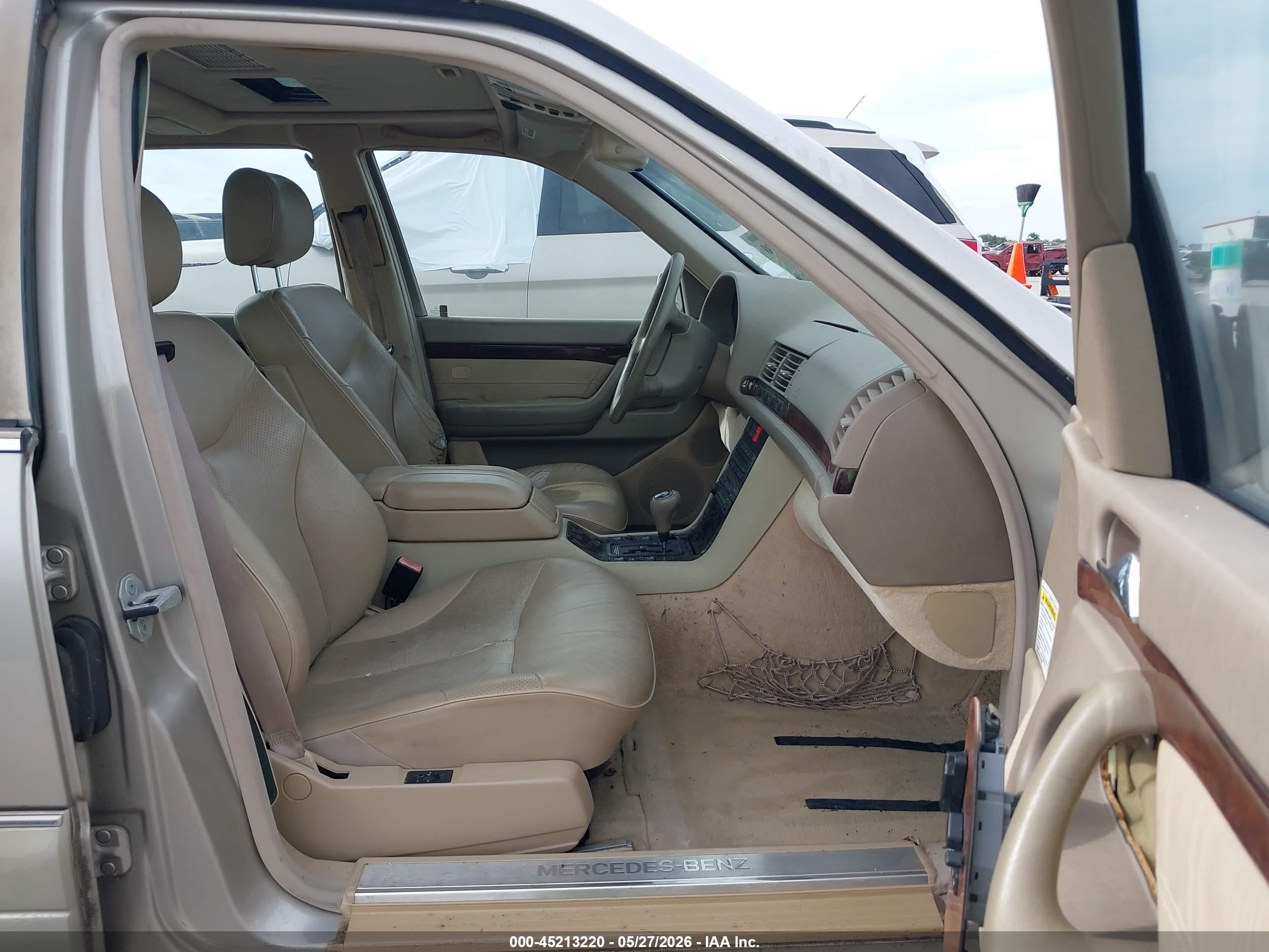 1999 Mercedes-benz S 420   Cream vin: WDBGA43G0XA423868