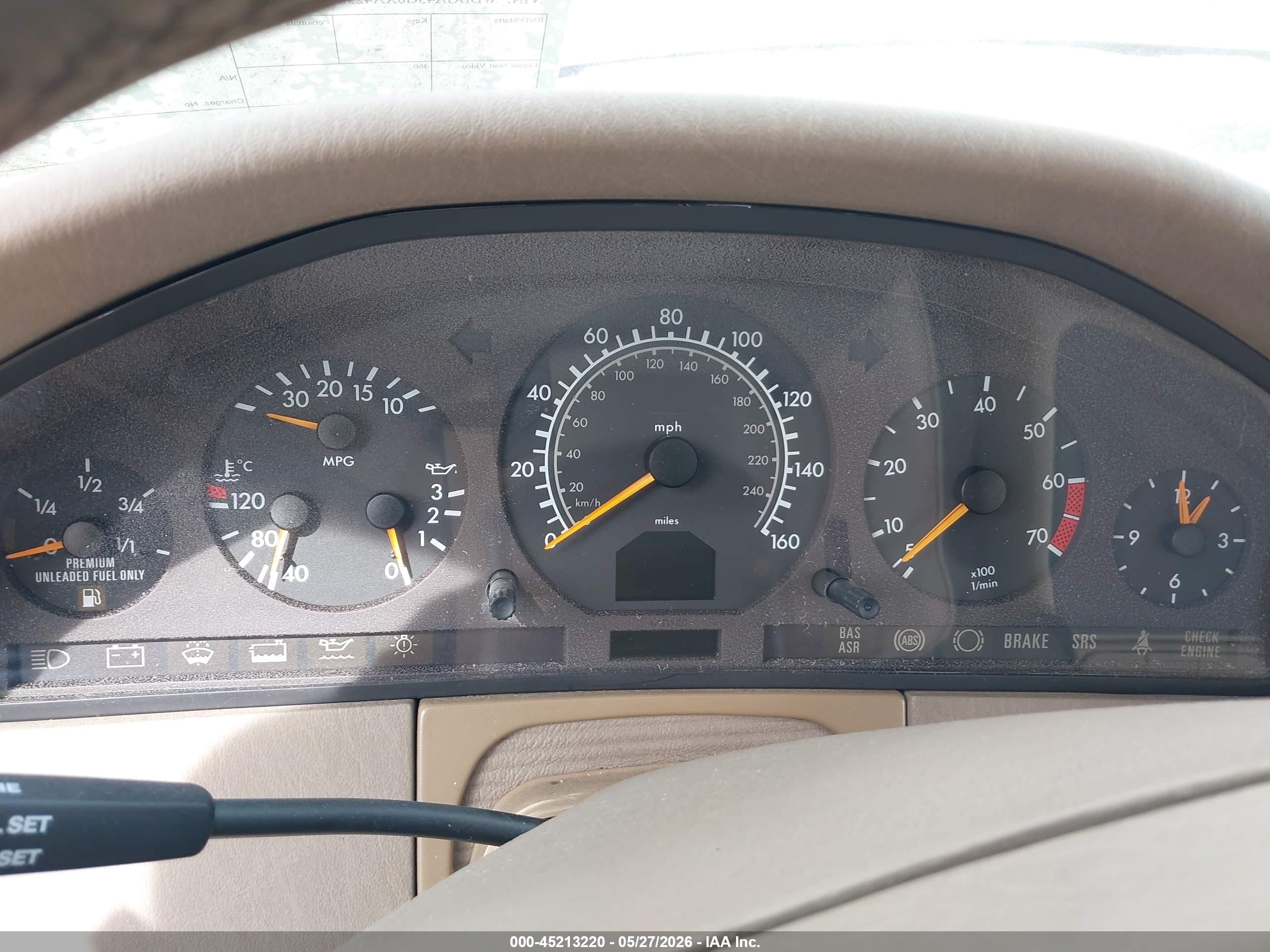 1999 Mercedes-benz S 420   Cream vin: WDBGA43G0XA423868