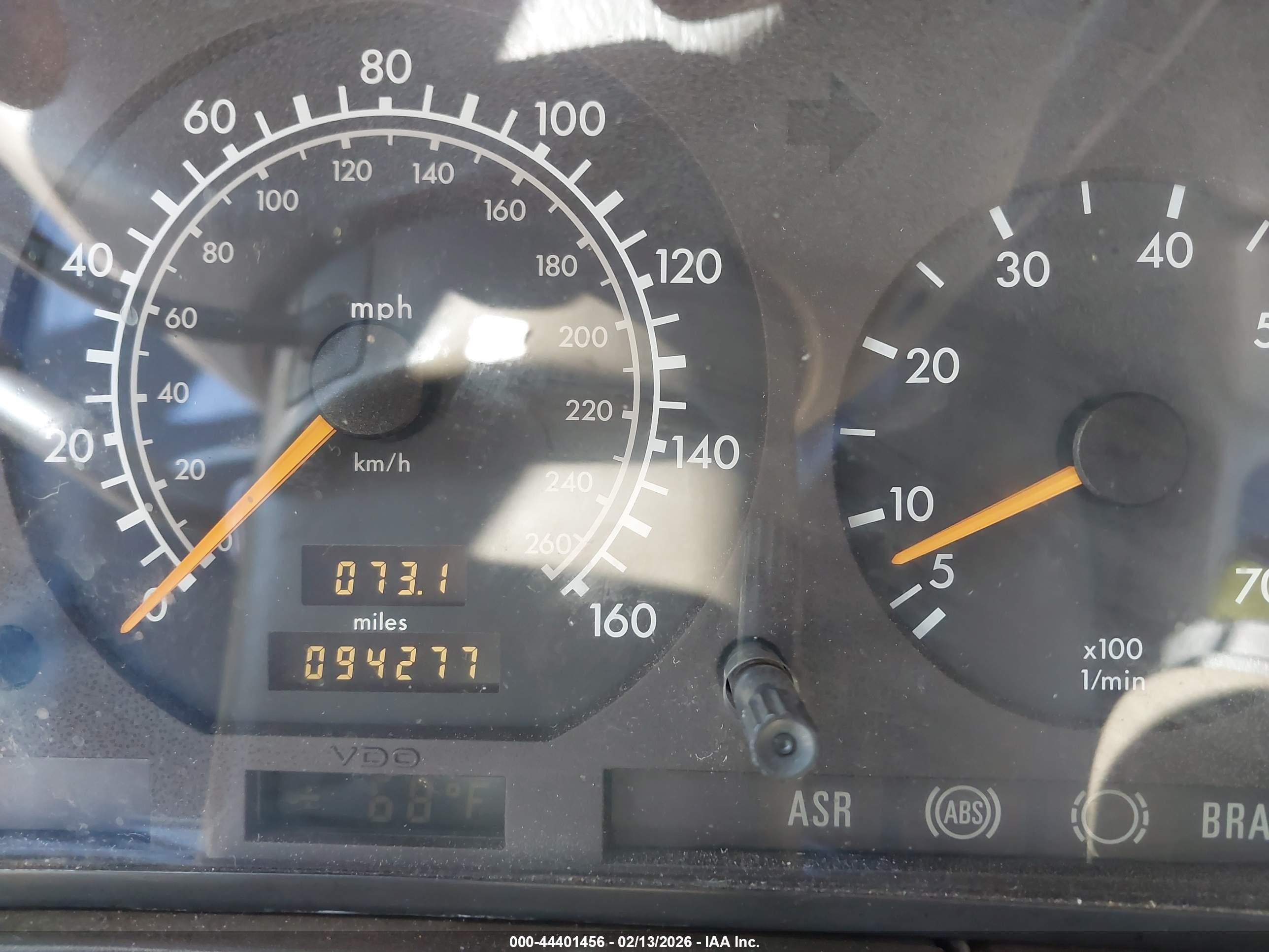 1997 Mercedes-benz S 420   Черный vin: WDBGA43G1VA338132
