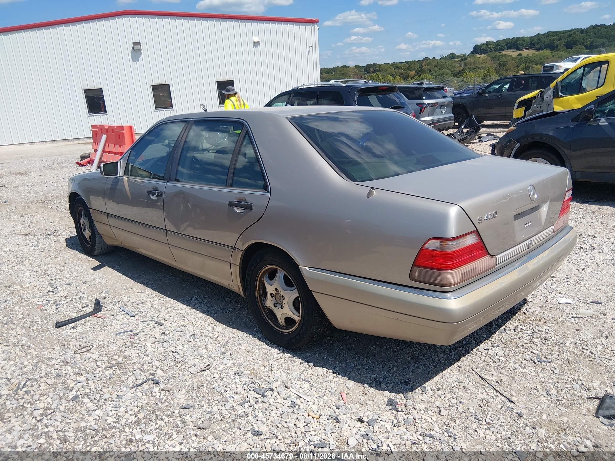 1998 Mercedes-benz S 420   Gray vin: WDBGA43G3WA398379