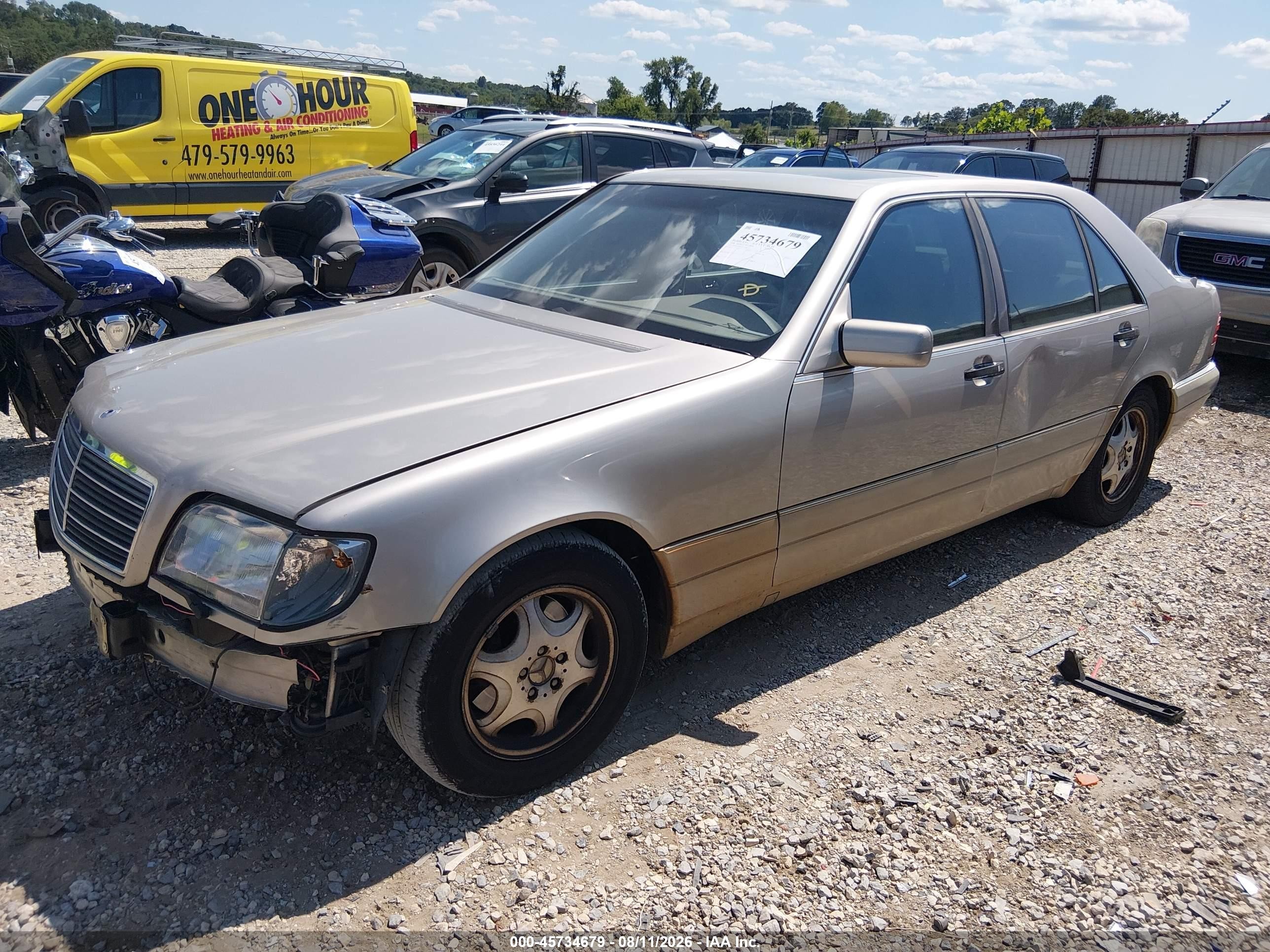 1998 Mercedes-benz S 420   Gray vin: WDBGA43G3WA398379