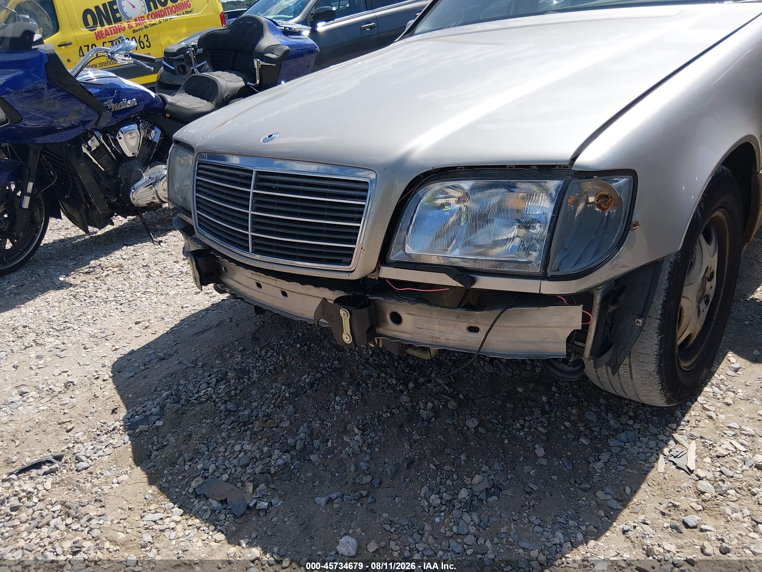 1998 Mercedes-benz S 420   Gray vin: WDBGA43G3WA398379
