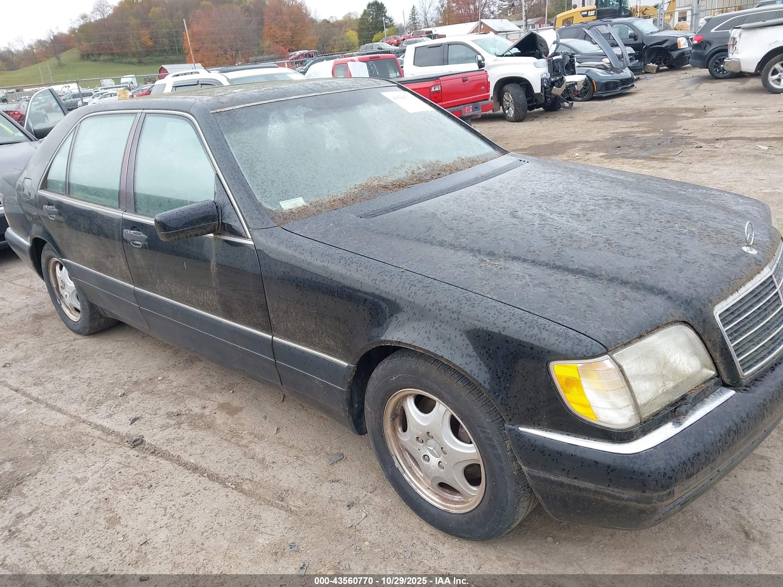 1998 Mercedes-benz S 420   Black vin: WDBGA43G4WA378870
