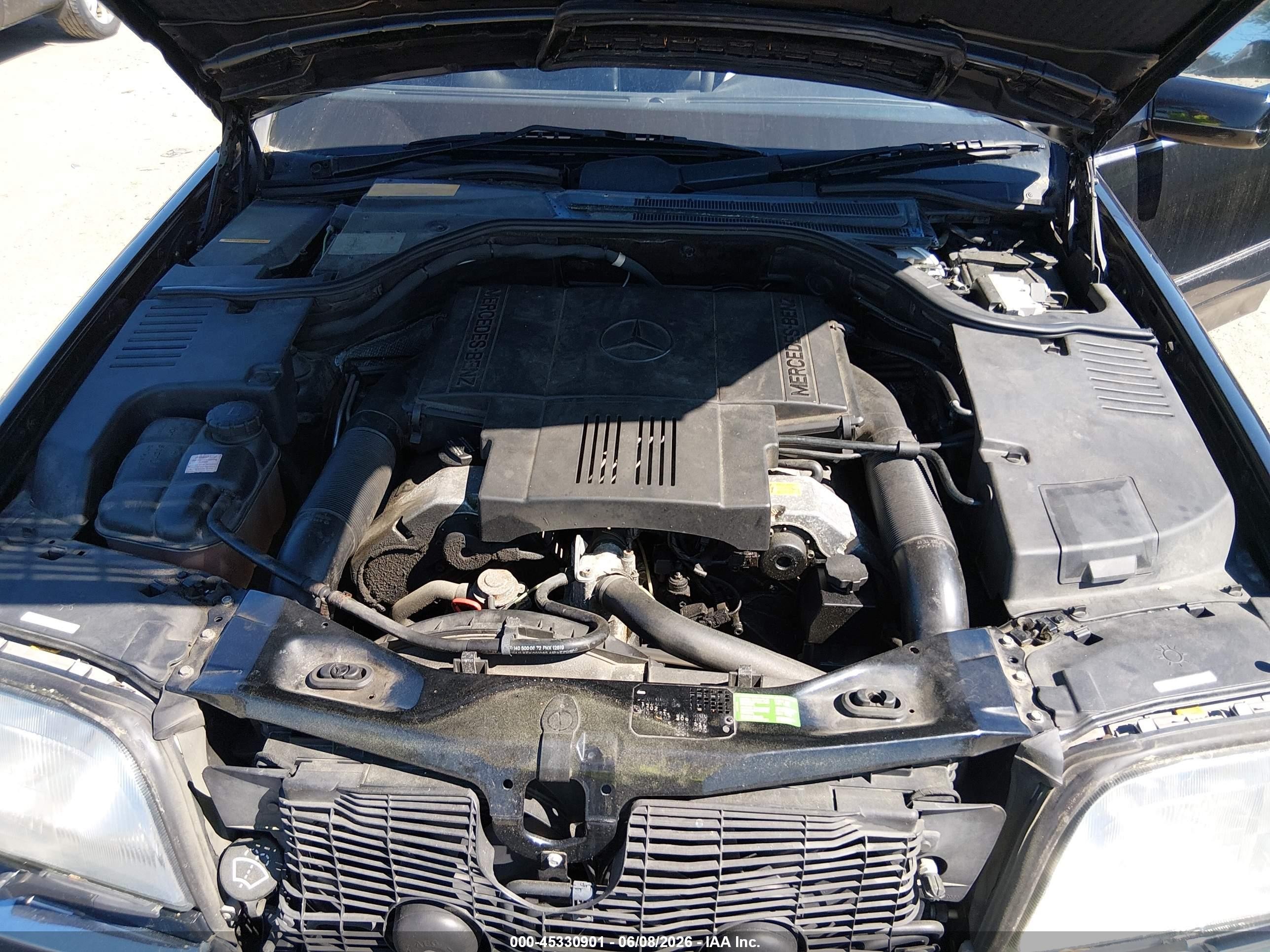 1997 Mercedes-benz S 420   Черный vin: WDBGA43G5VA360456