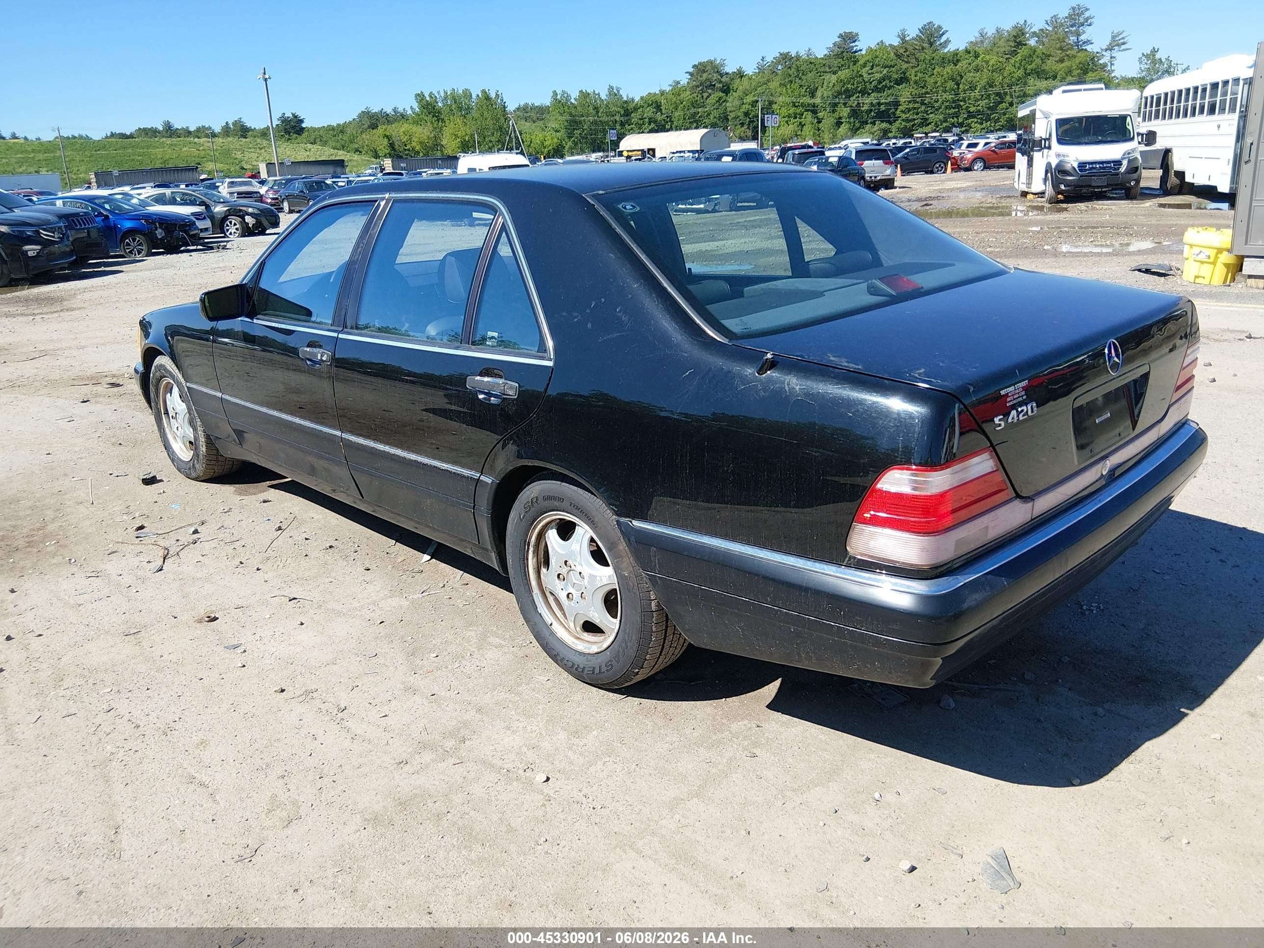 1997 Mercedes-benz S 420   Черный vin: WDBGA43G5VA360456