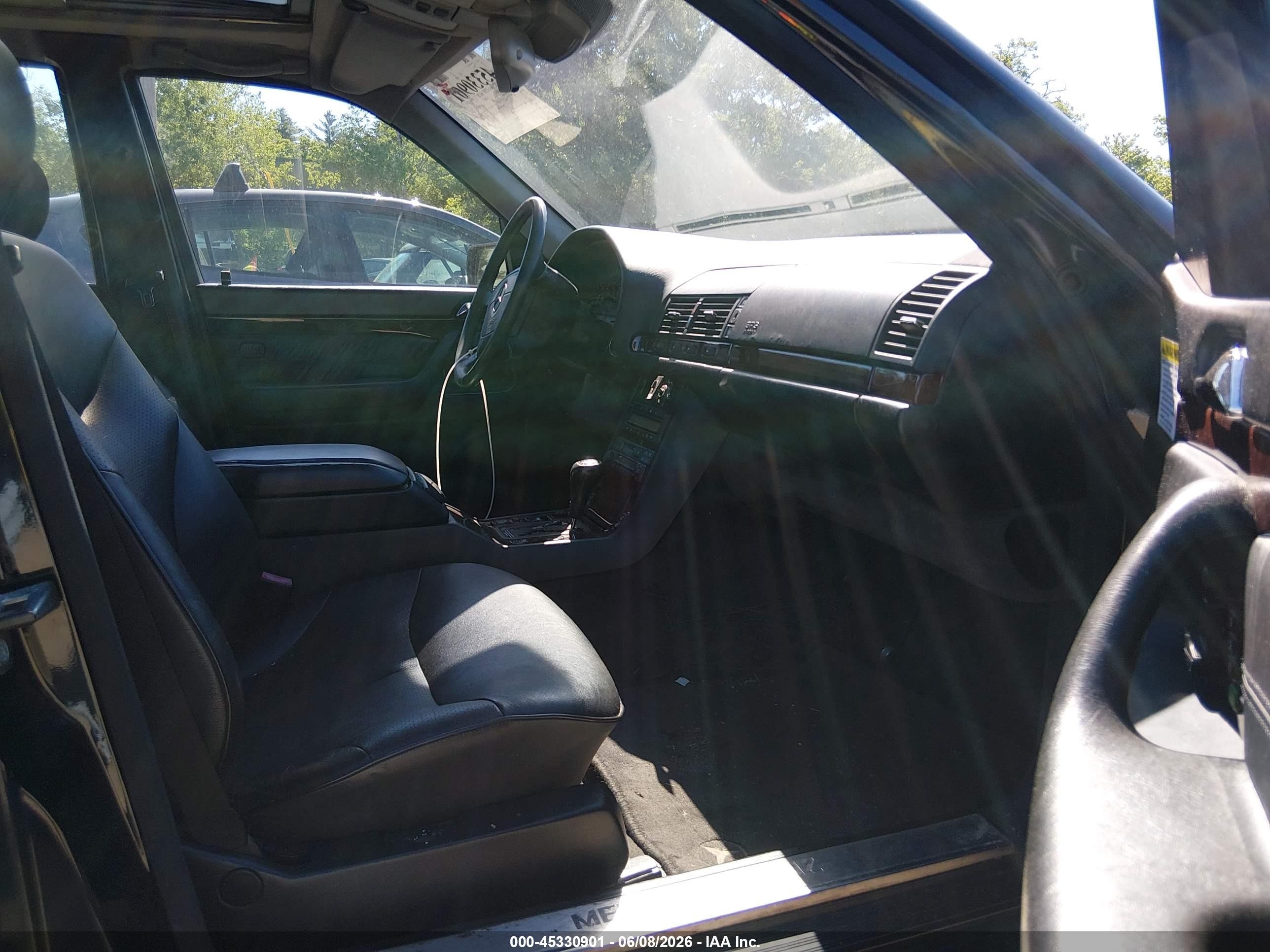 1997 Mercedes-benz S 420   Черный vin: WDBGA43G5VA360456