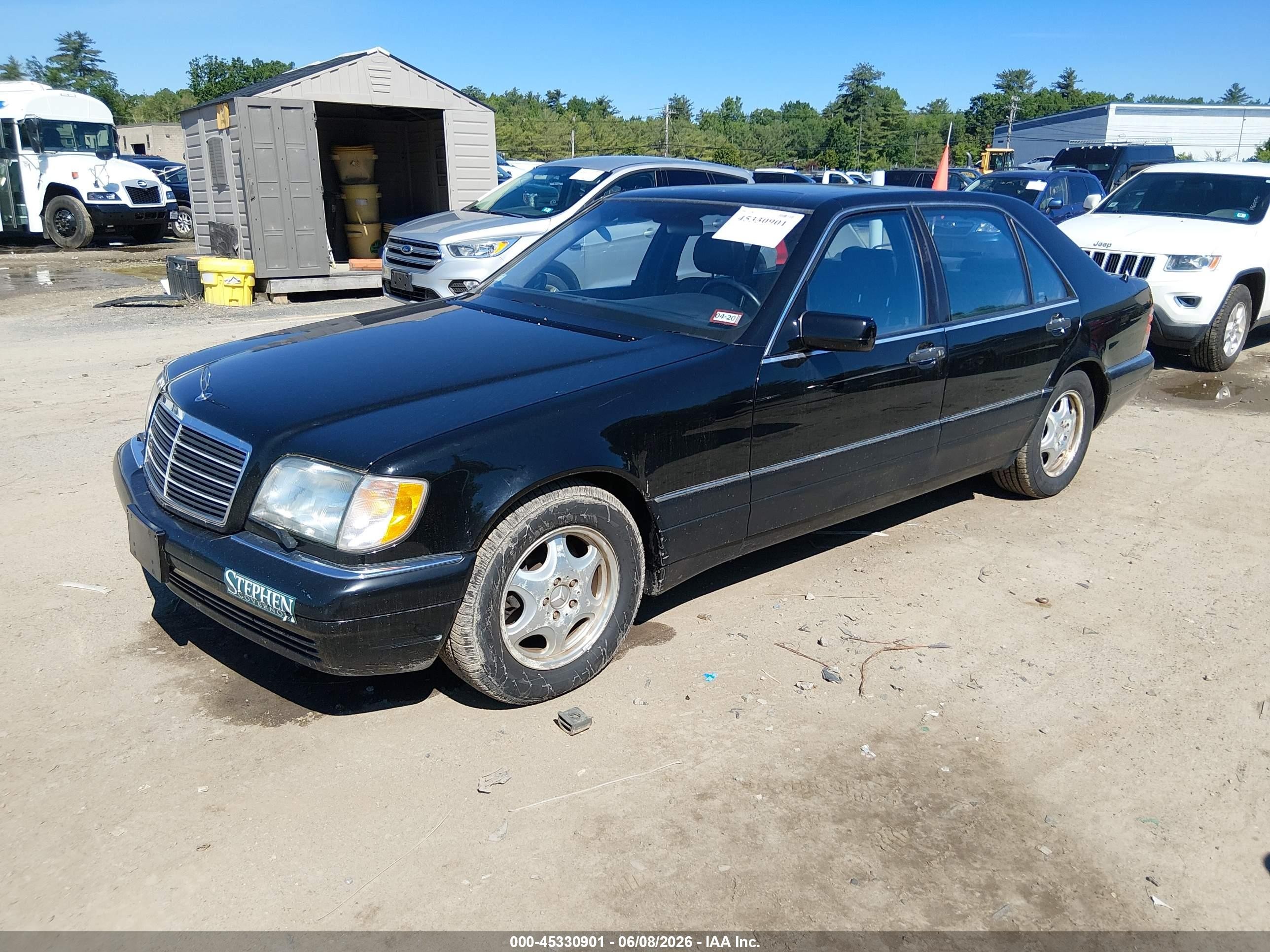 1997 Mercedes-benz S 420   Черный vin: WDBGA43G5VA360456