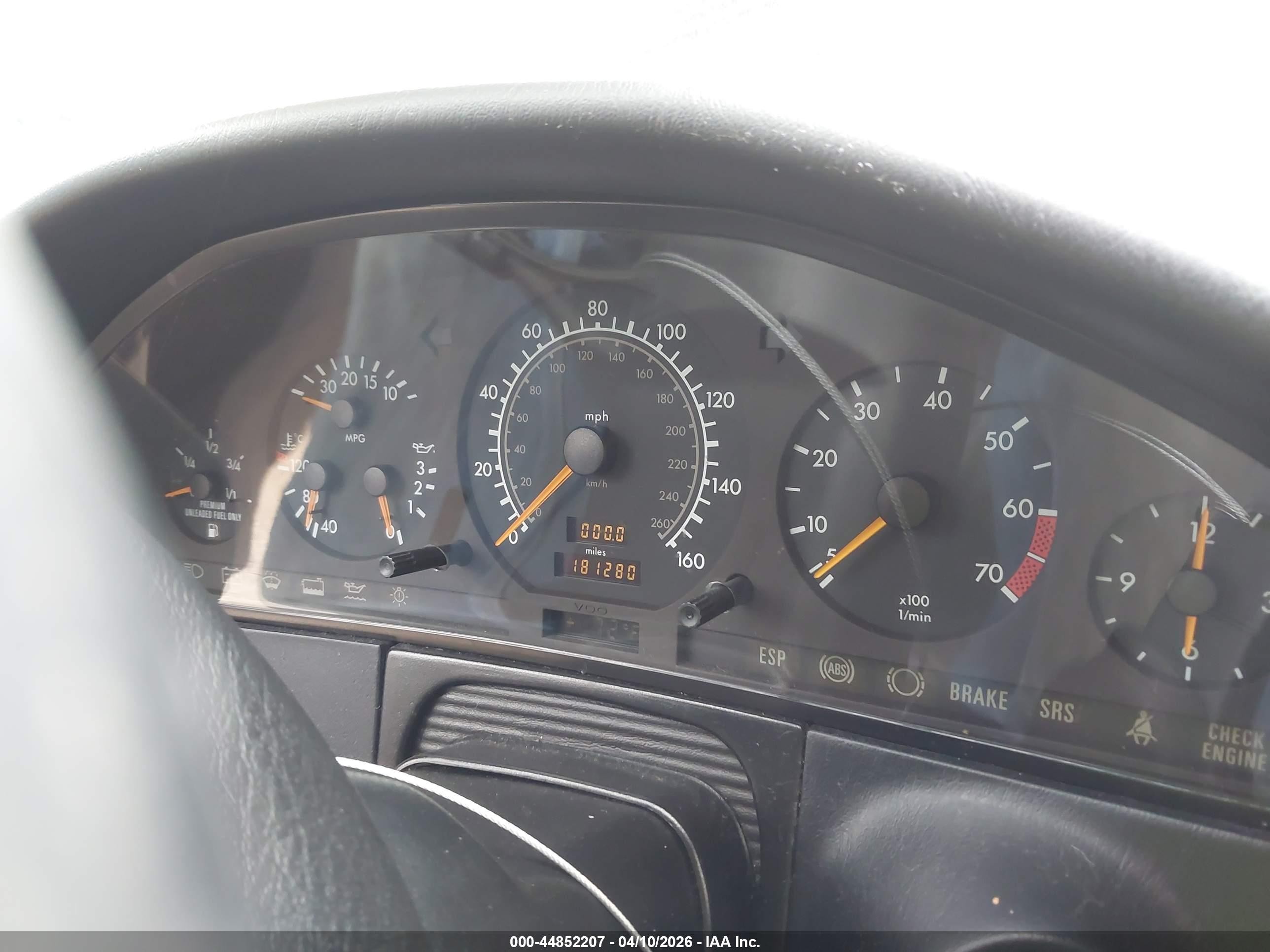 1997 Mercedes-benz S 420   Black vin: WDBGA43G5VA368153