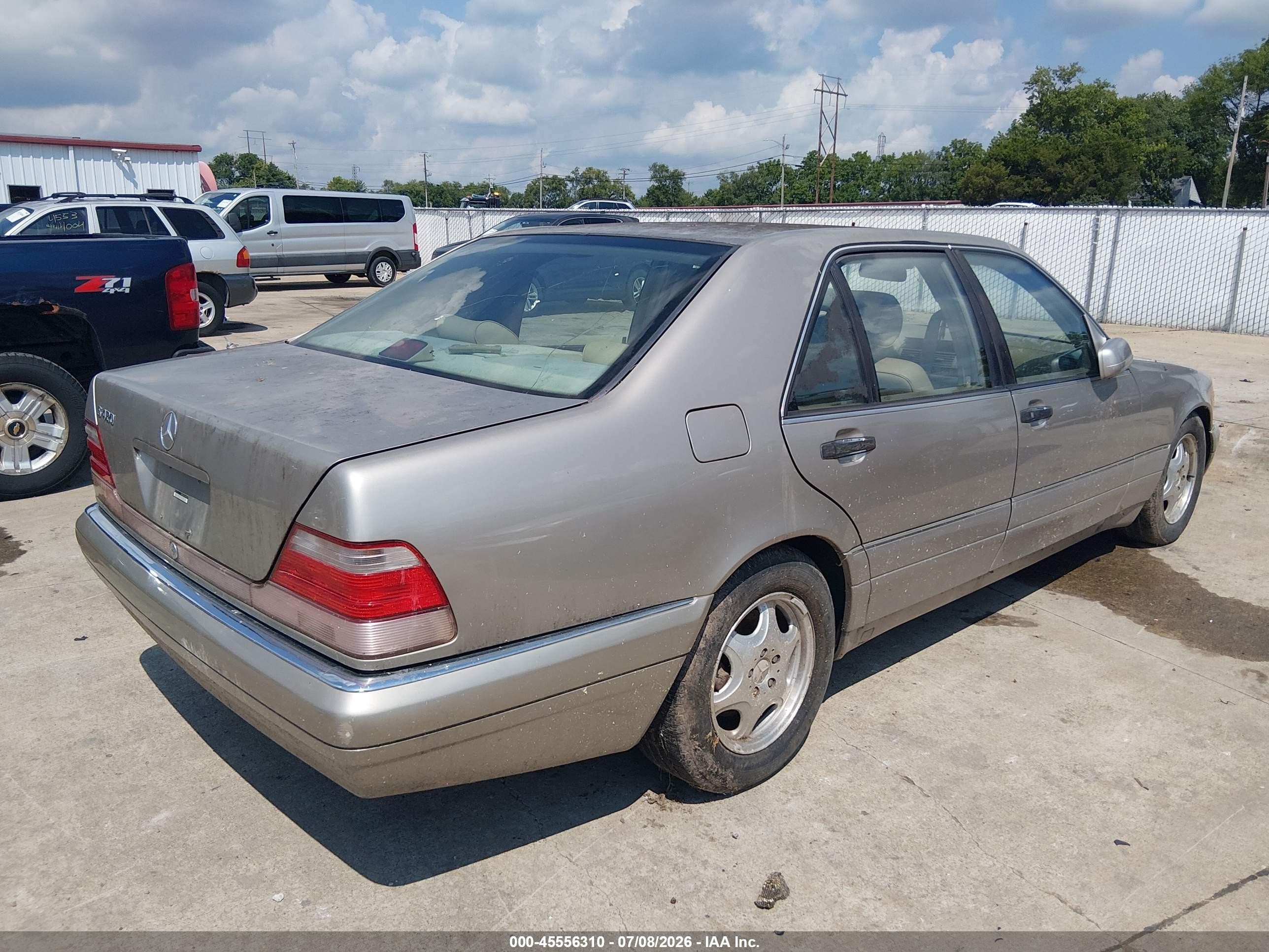 1999 Mercedes-benz S 420 Gold vin: WDBGA43G5XA425227