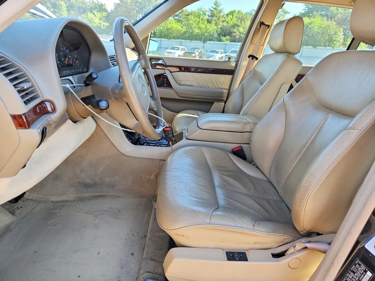 1999 Mercedes-benz S 420 Black vin: WDBGA43G5XA431660