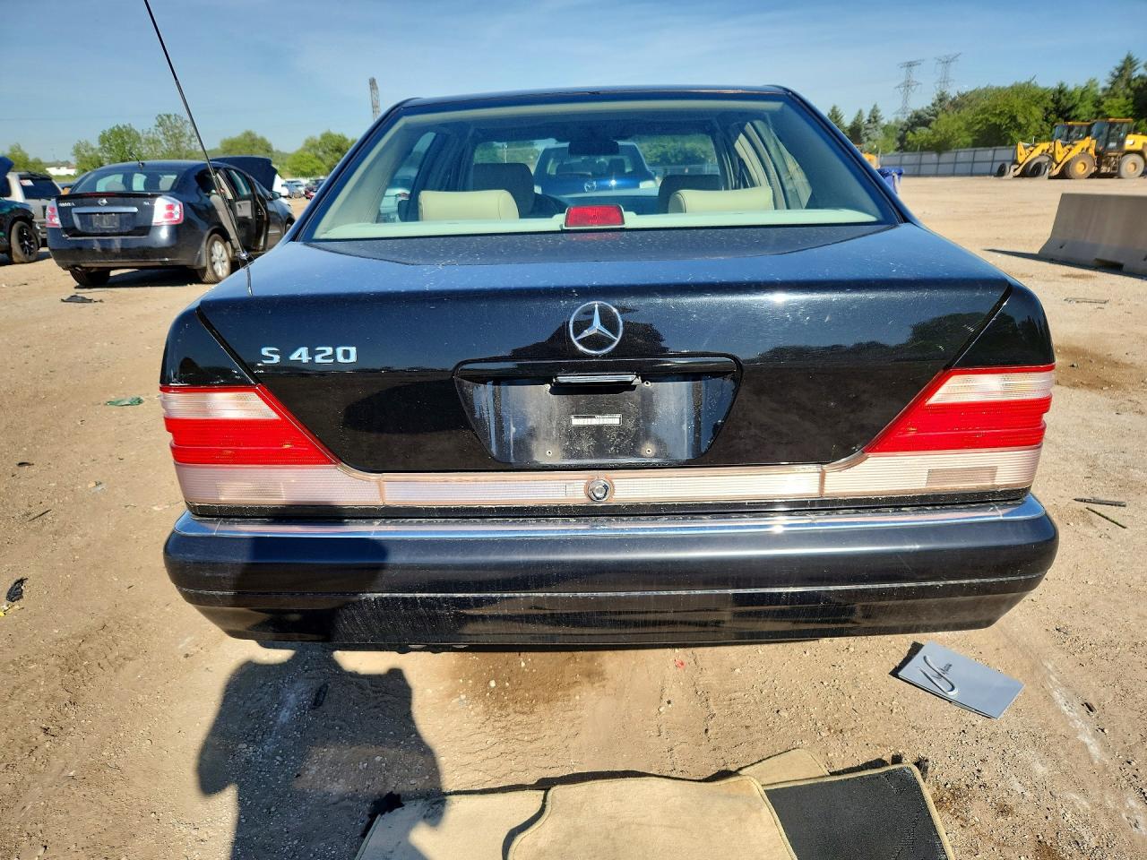 1999 Mercedes-benz S 420 Black vin: WDBGA43G5XA431660
