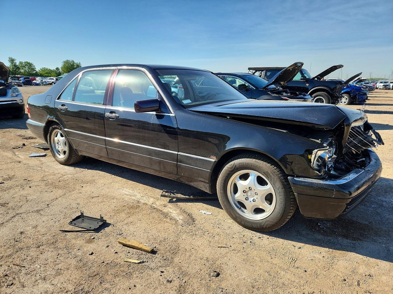 1999 Mercedes-benz S 420 Black vin: WDBGA43G5XA431660