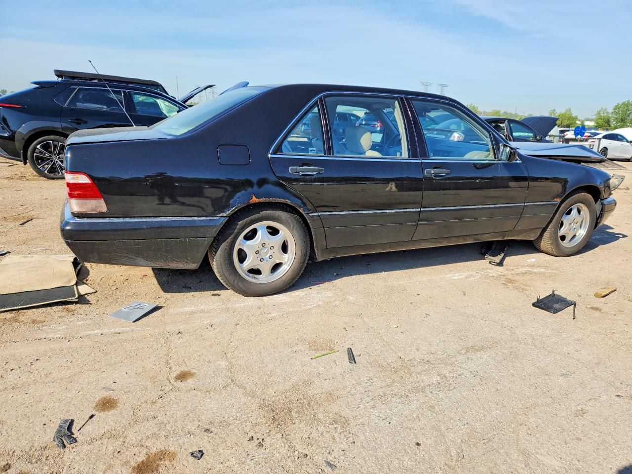 1999 Mercedes-benz S 420 Black vin: WDBGA43G5XA431660