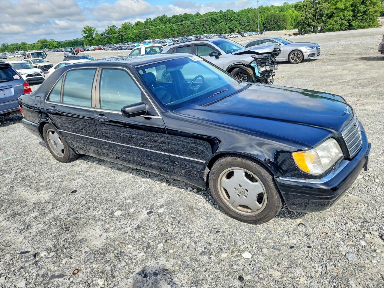 1997 Mercedes-benz S 420 Black vin: WDBGA43G7VA363150