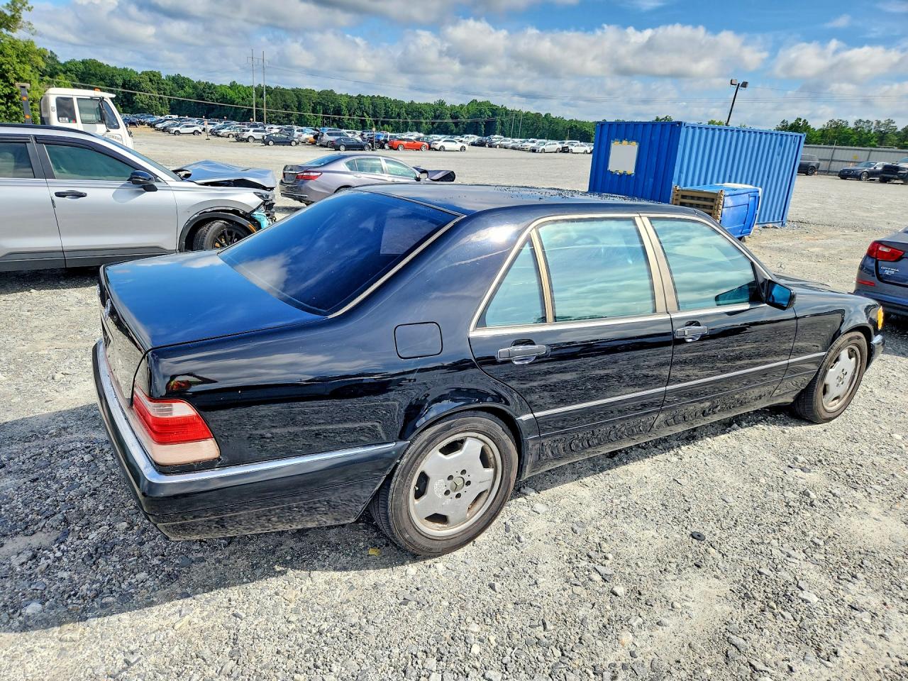 1997 Mercedes-benz S 420 Black vin: WDBGA43G7VA363150