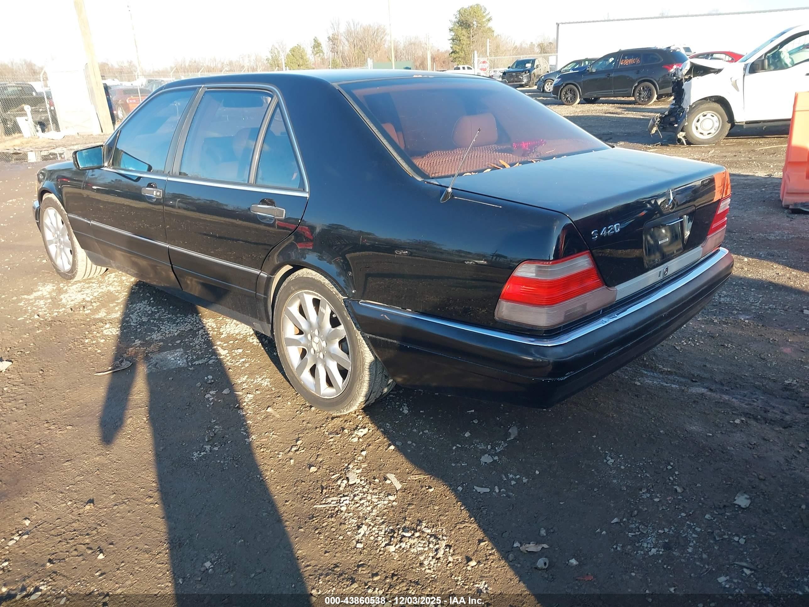 1998 Mercedes-benz S 420   Black vin: WDBGA43G7WA388390
