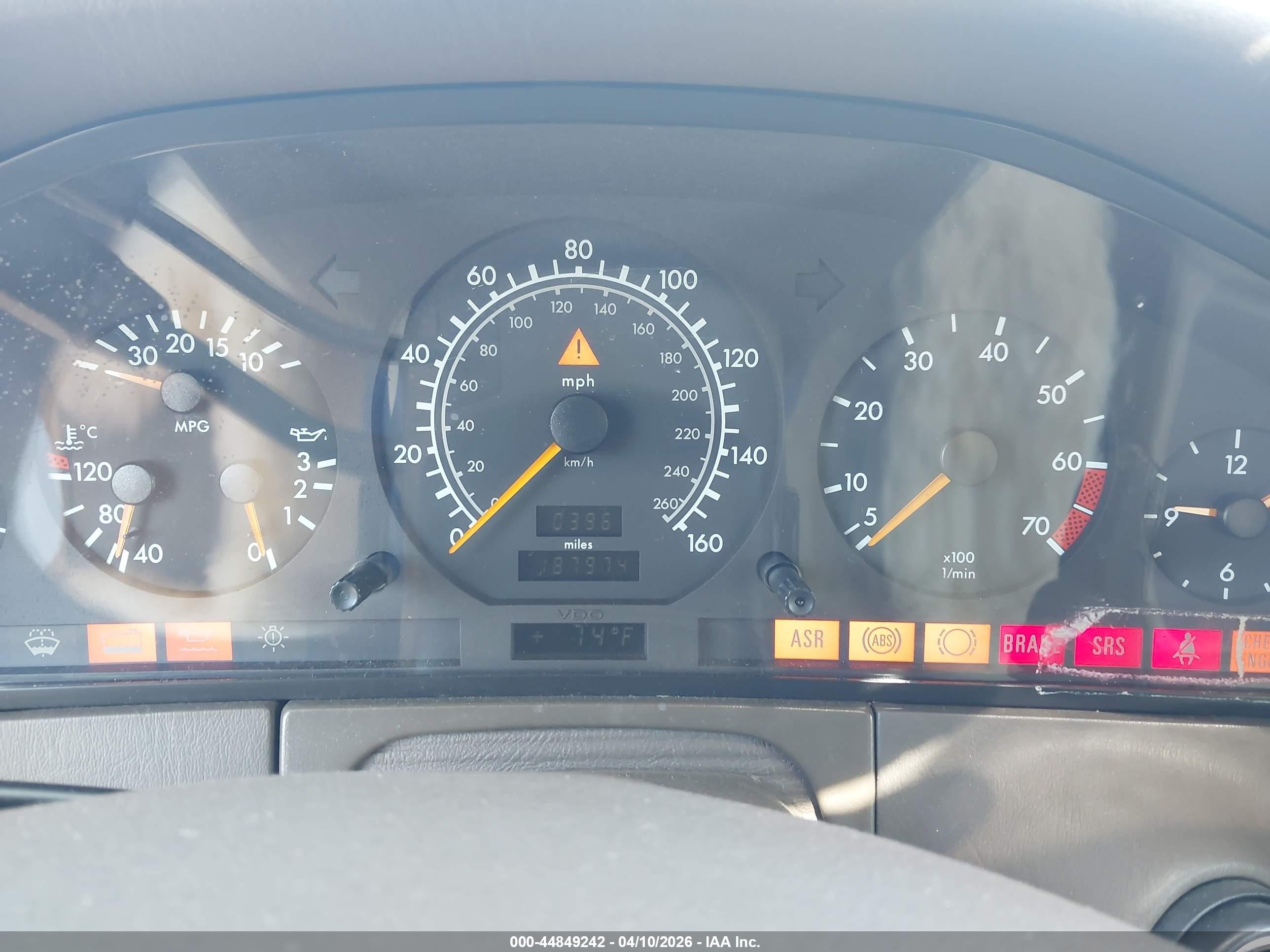 1997 Mercedes-benz S 420   White vin: WDBGA43G8VA345353