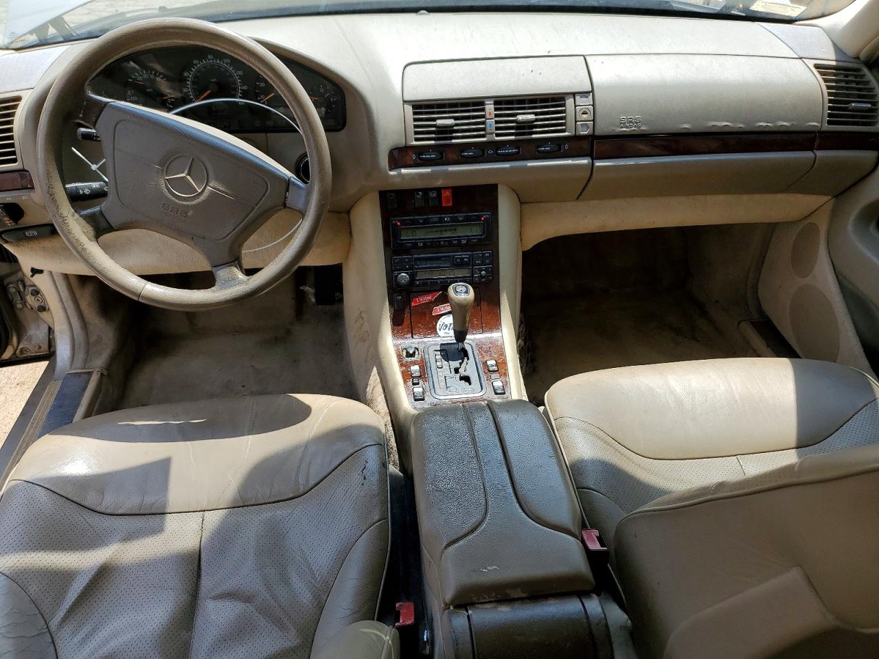 1998 Mercedes-benz S 420 Tan vin: WDBGA43G8WA380640