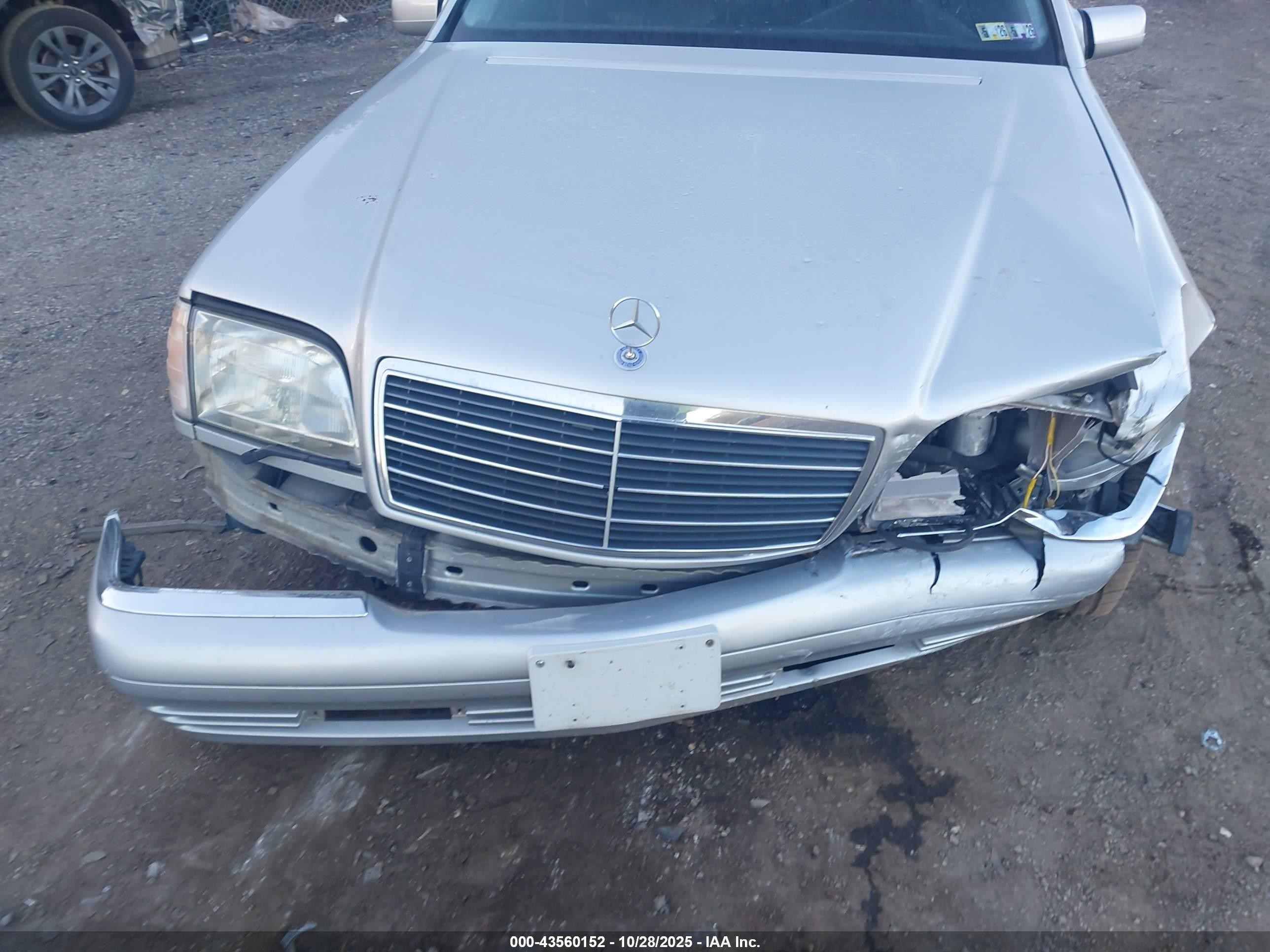 1998 Mercedes-benz S 420   Silver vin: WDBGA43G8WA387815